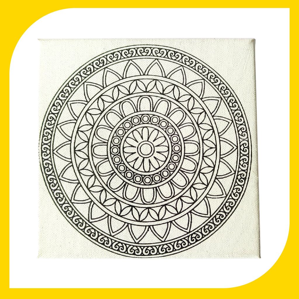 Mandala Canvas Design 1 (6"*6")