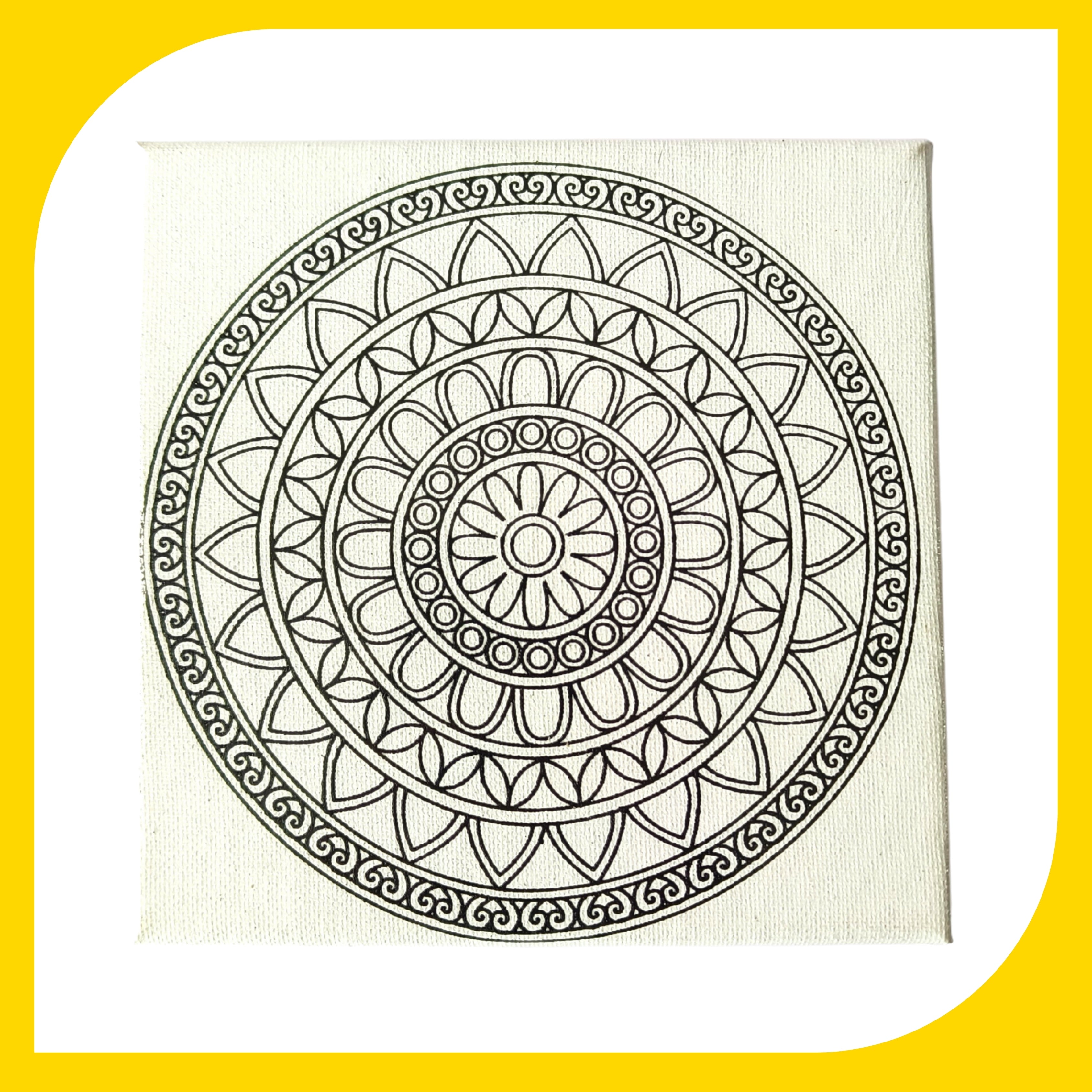 Mandala Canvas Design 1 (6"*6")