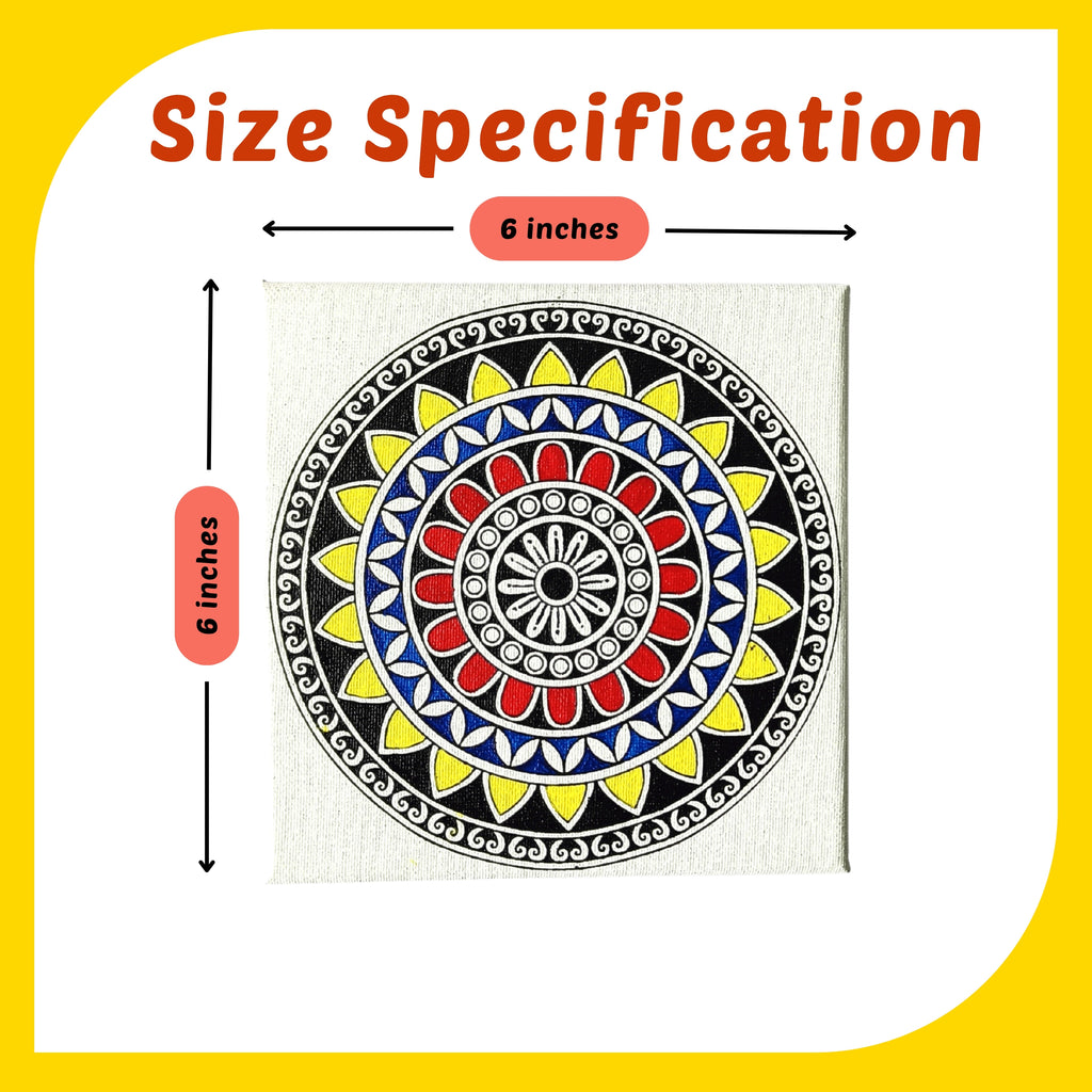 Mandala Canvas Design 1 (6"*6")