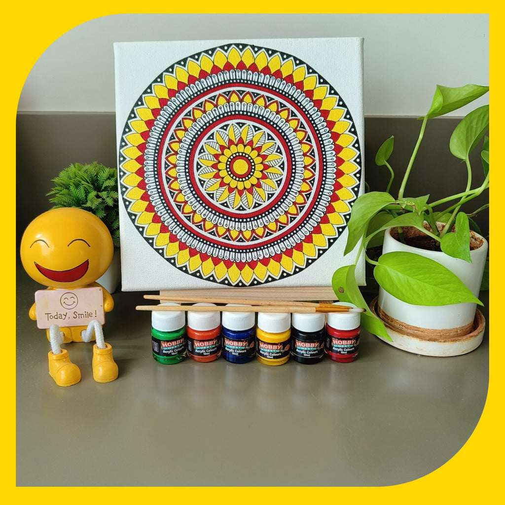 Mandala Canvas Design 4 (8"*8")