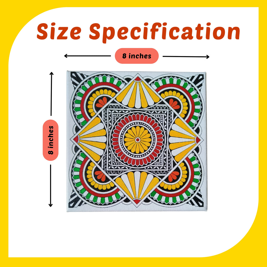 Mandala Canvas Design 5 (8"*8")