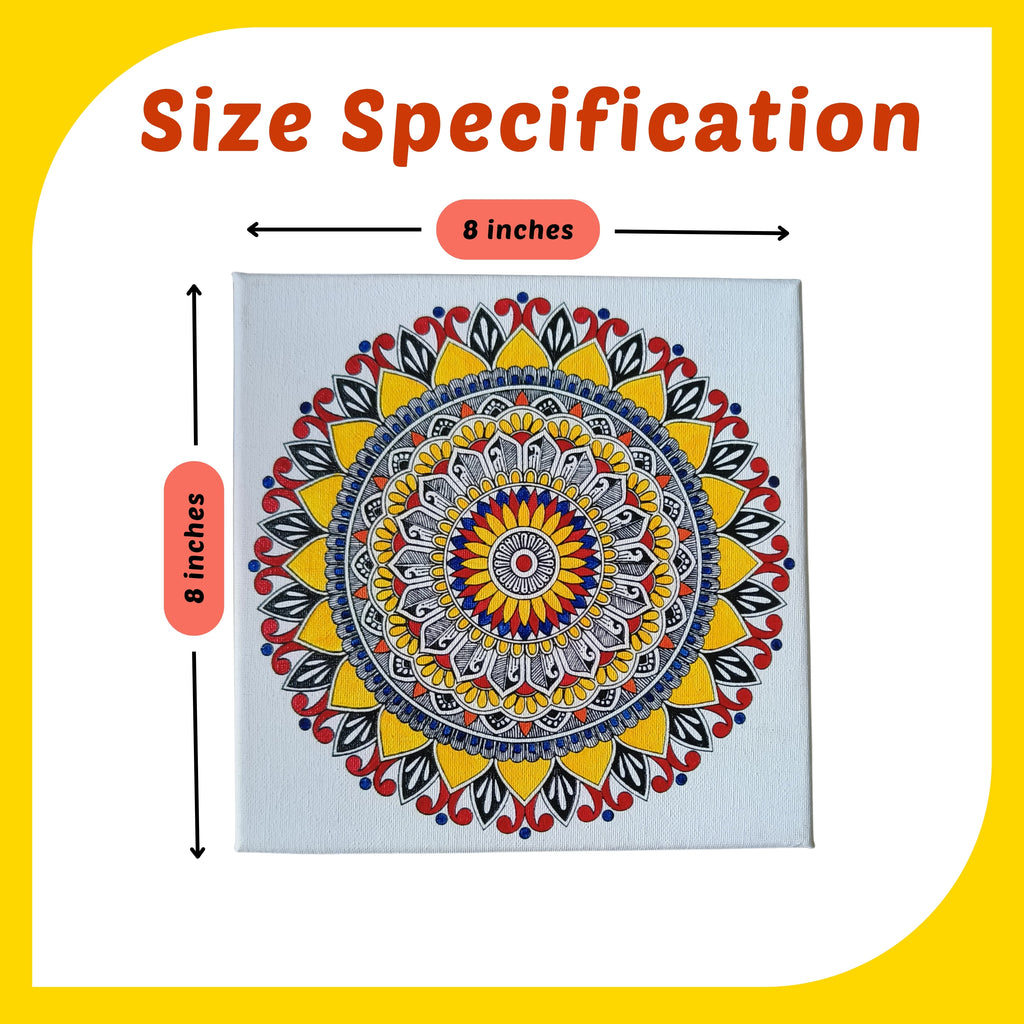 Mandala Canvas Design 6 (8"*8")