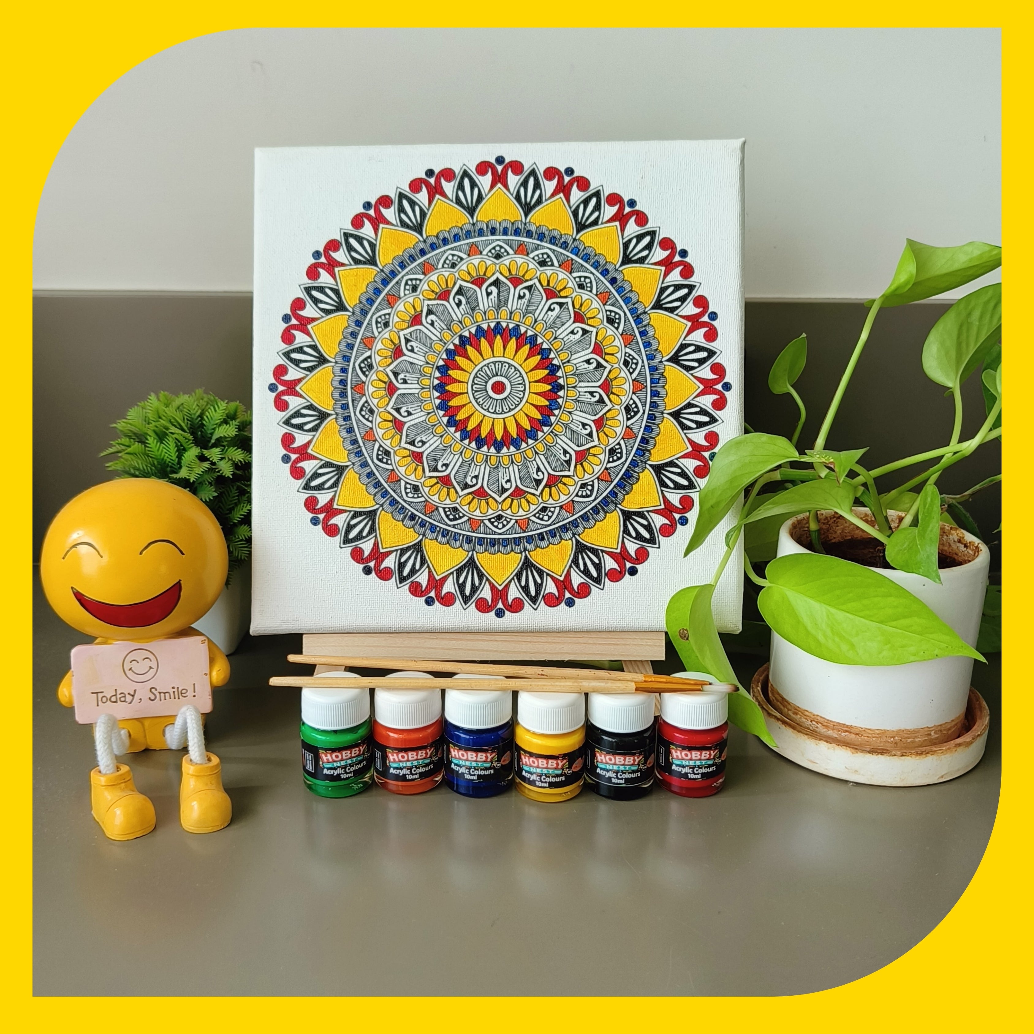 Mandala Canvas Design 6 (8"*8")