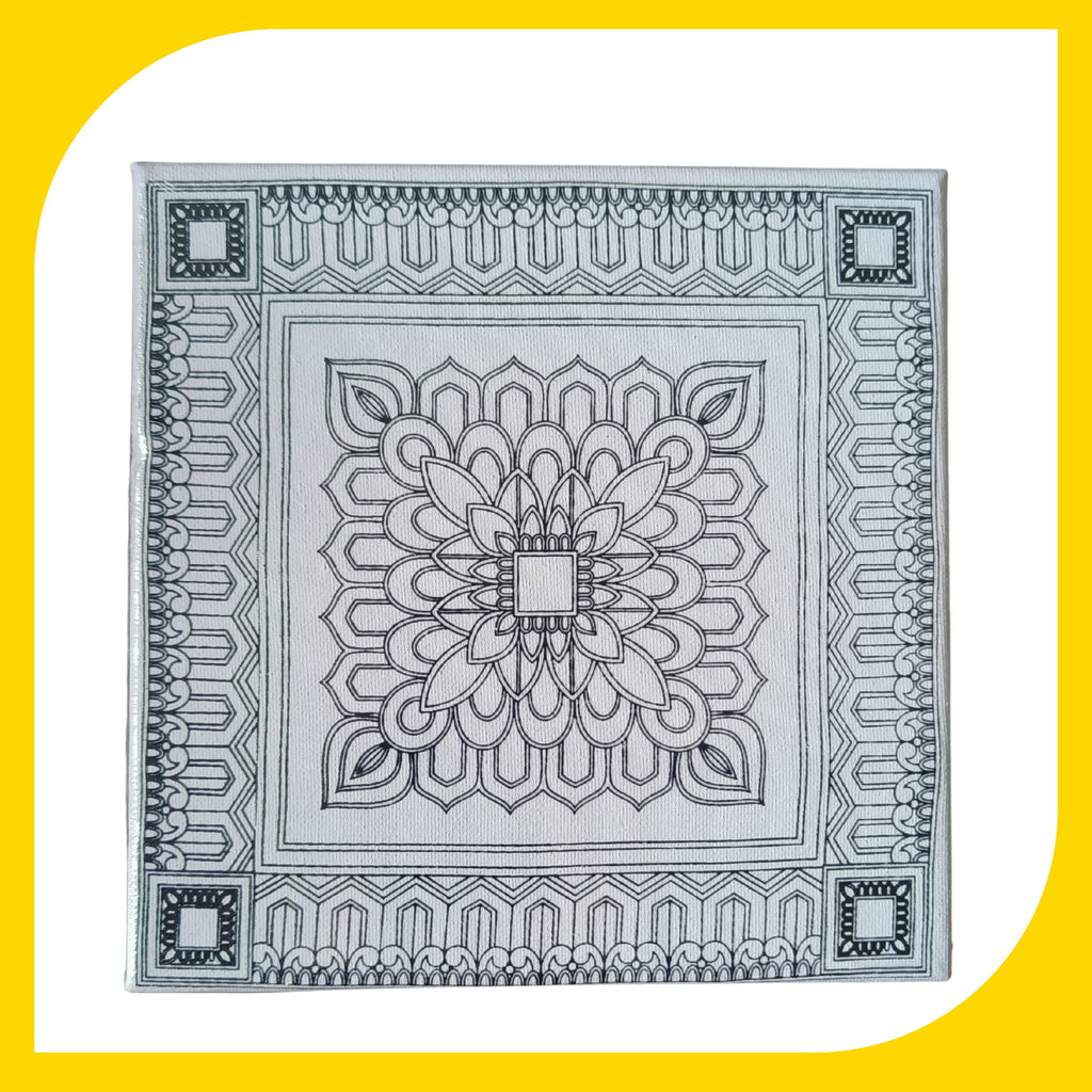 Mandala  Canvas  Design 7 (8"*8")