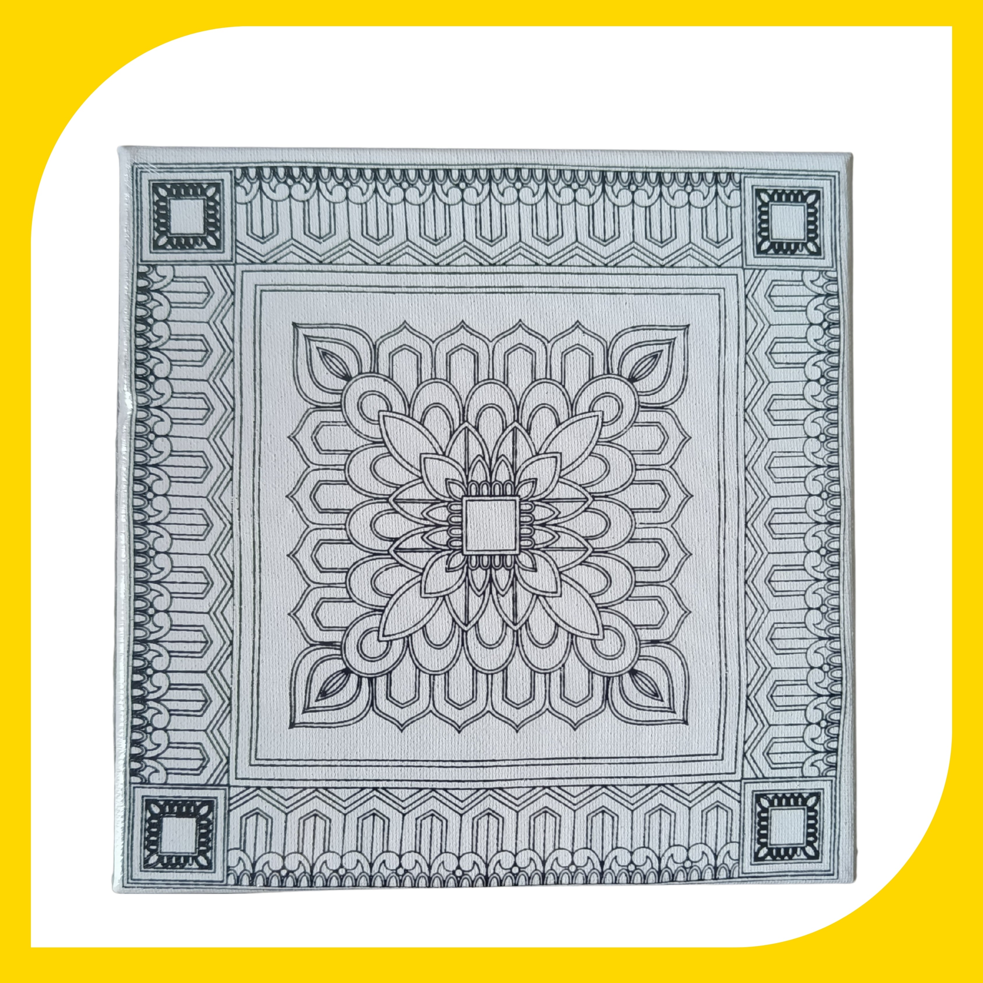 Mandala  Canvas  Design 7 (8"*8")