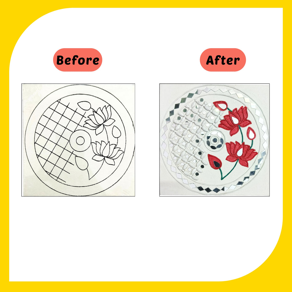 Pichwai Canvas Design 1 (6"*6")