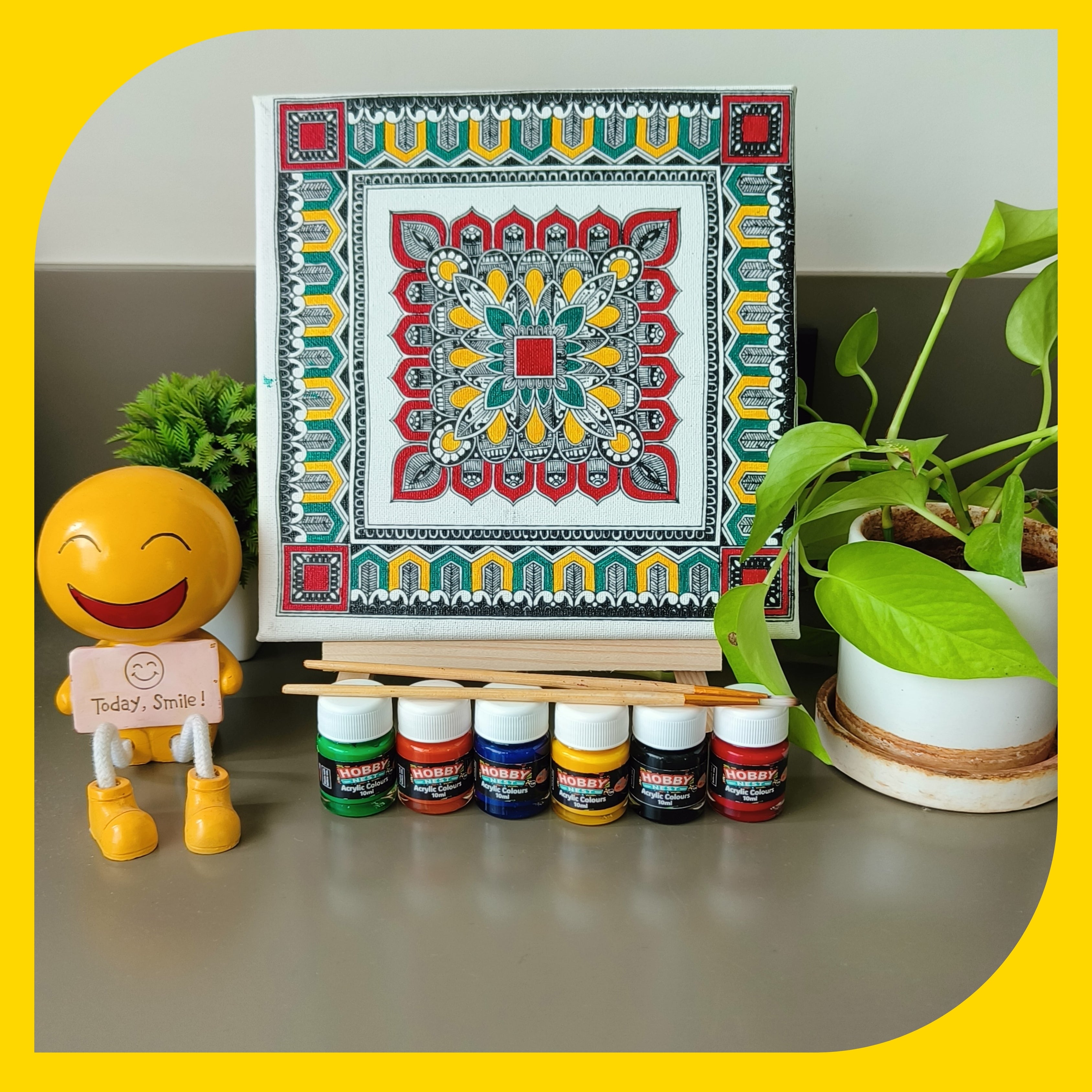 Mandala  Canvas  Design 7 (8"*8")