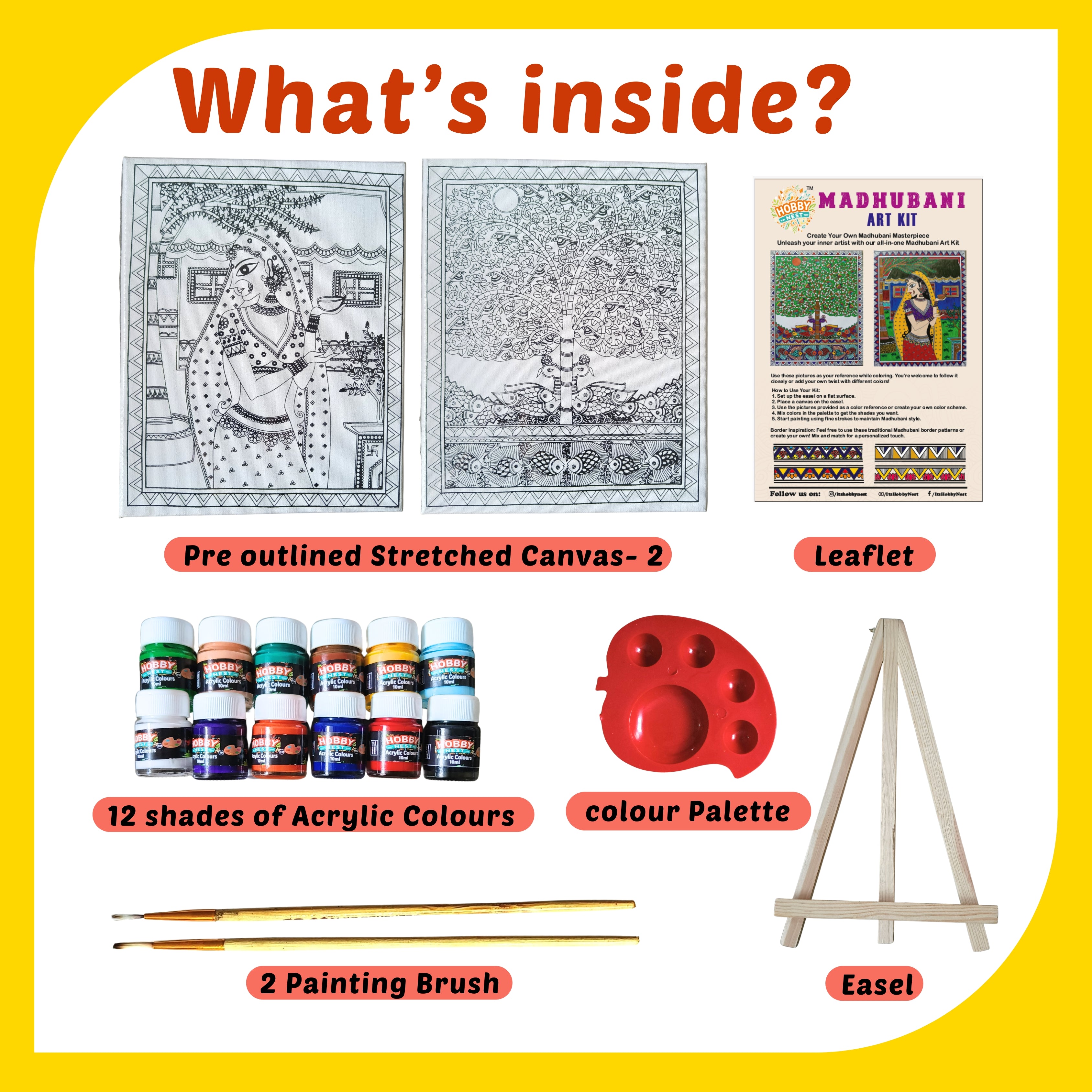 Madhubani Art Kit Level 3