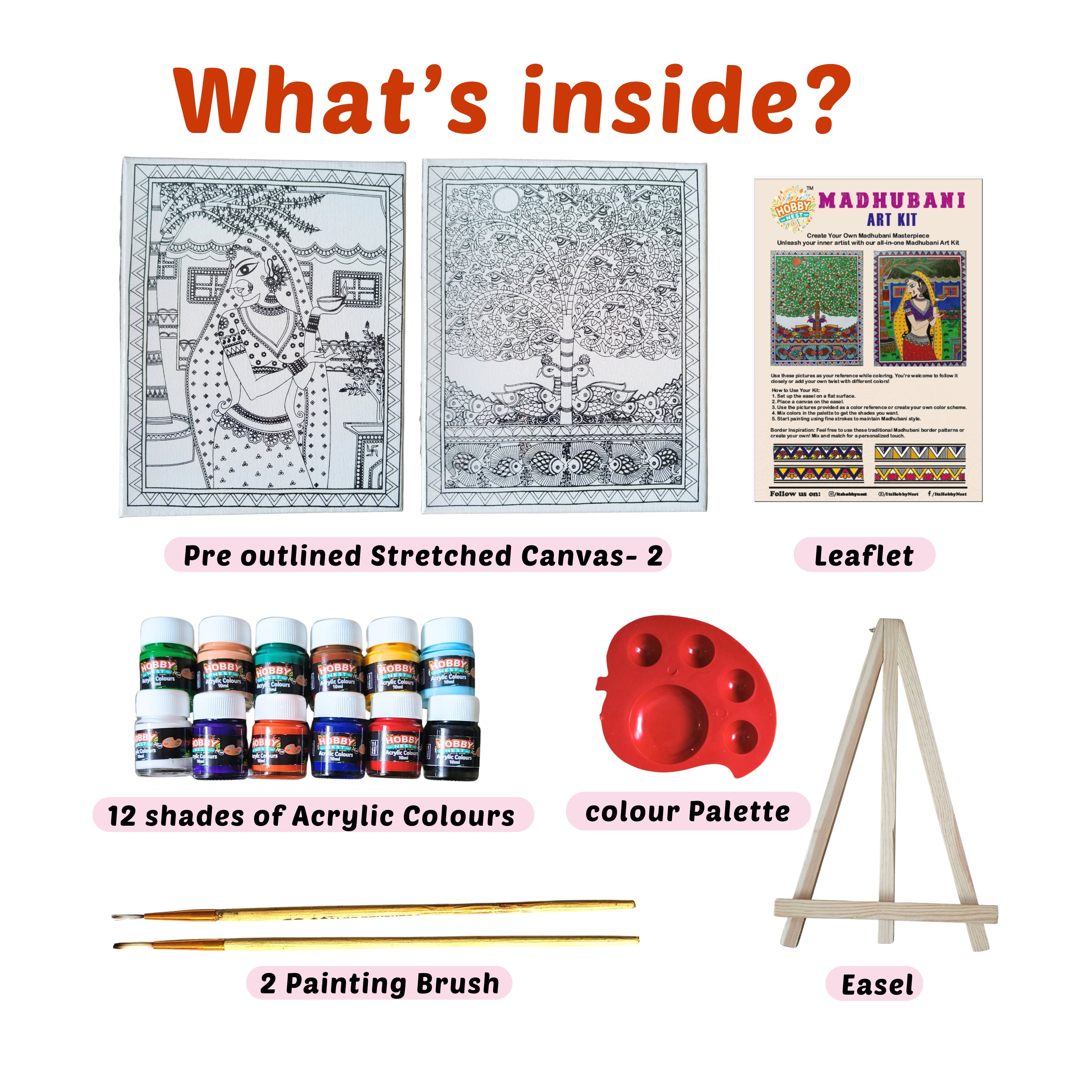 Madhubani Art Kit Level 3