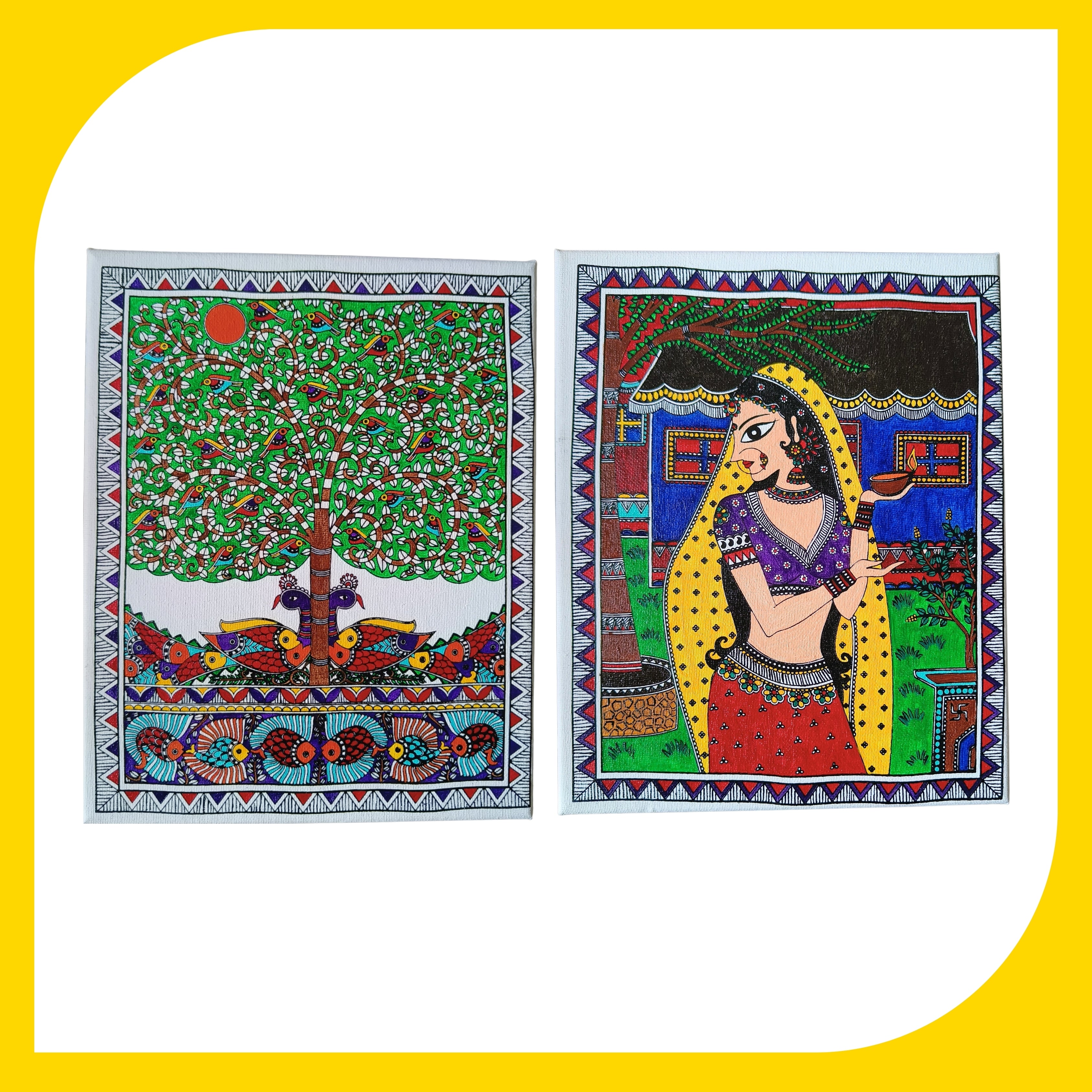 Madhubani Art Kit Level 3