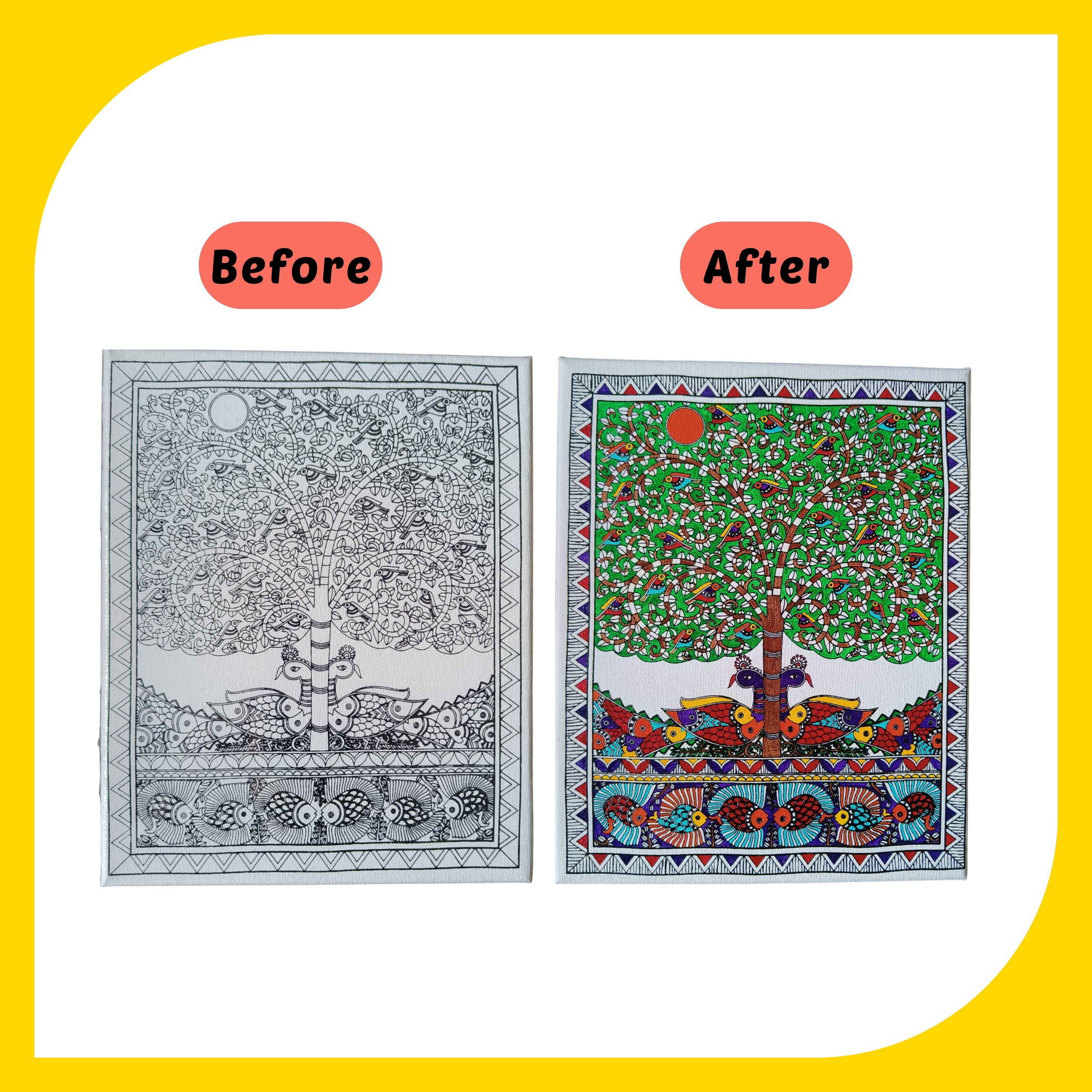 Madhubani Art Kit Level 3