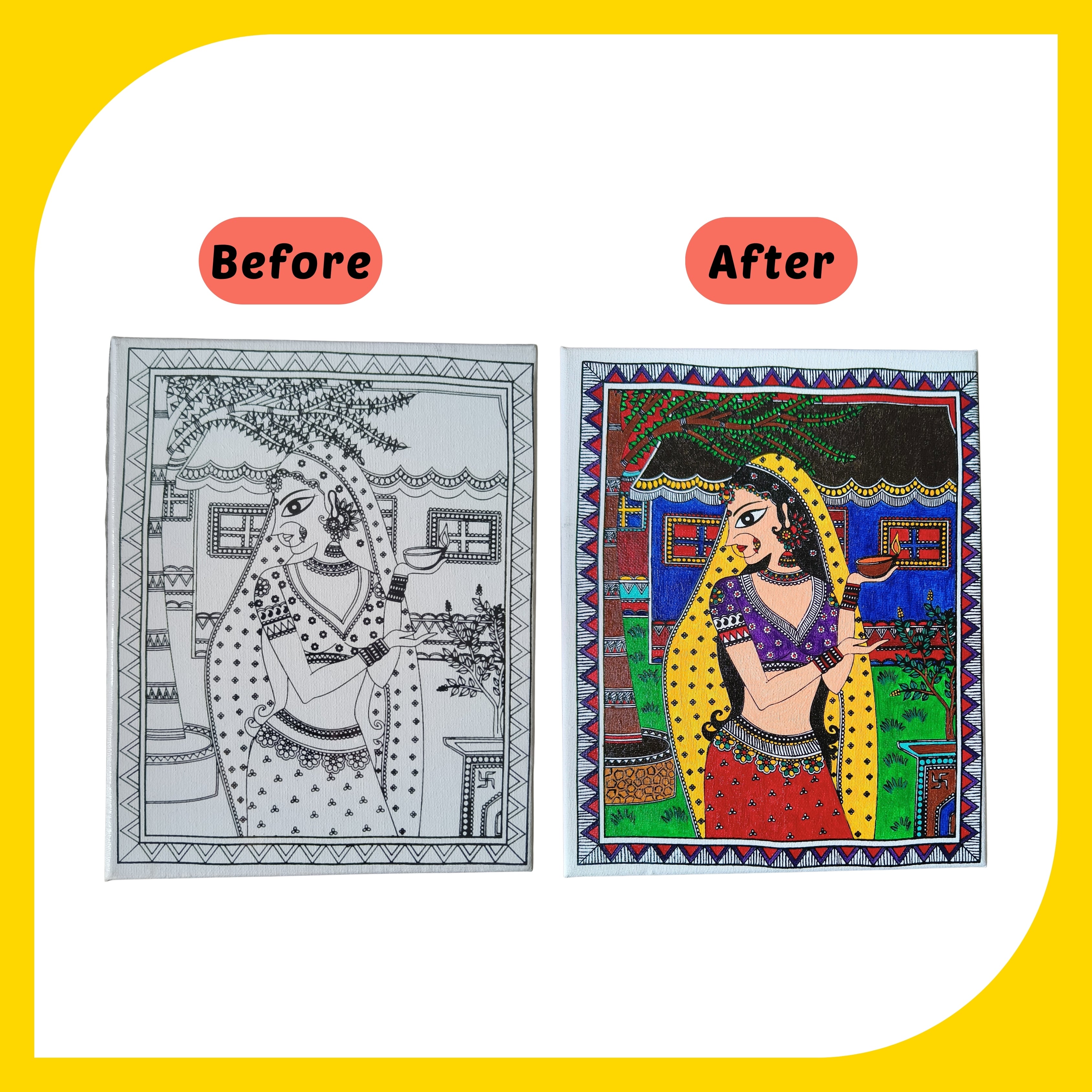 Madhubani Art Kit Level 3
