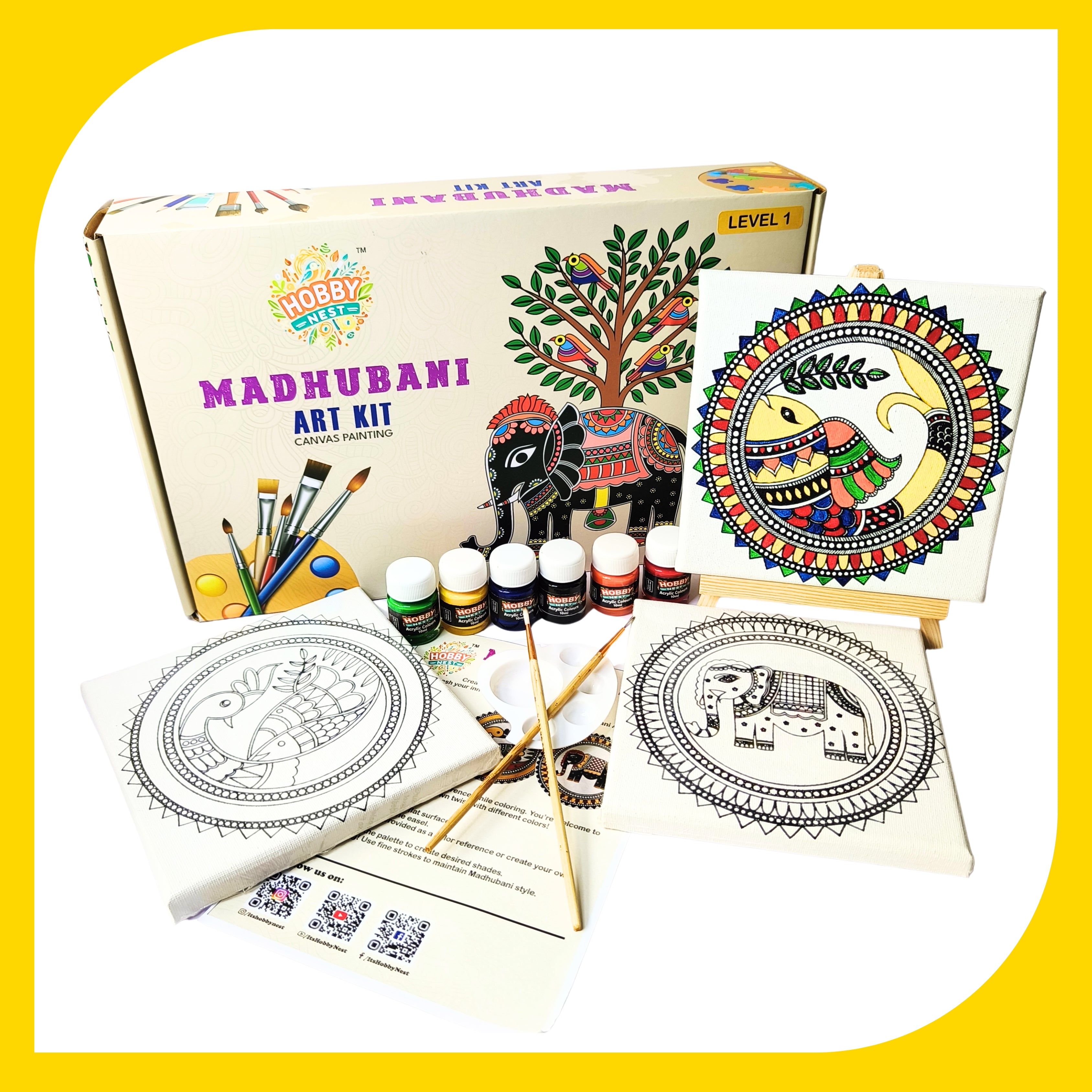 Madhubani Art Kit level 1