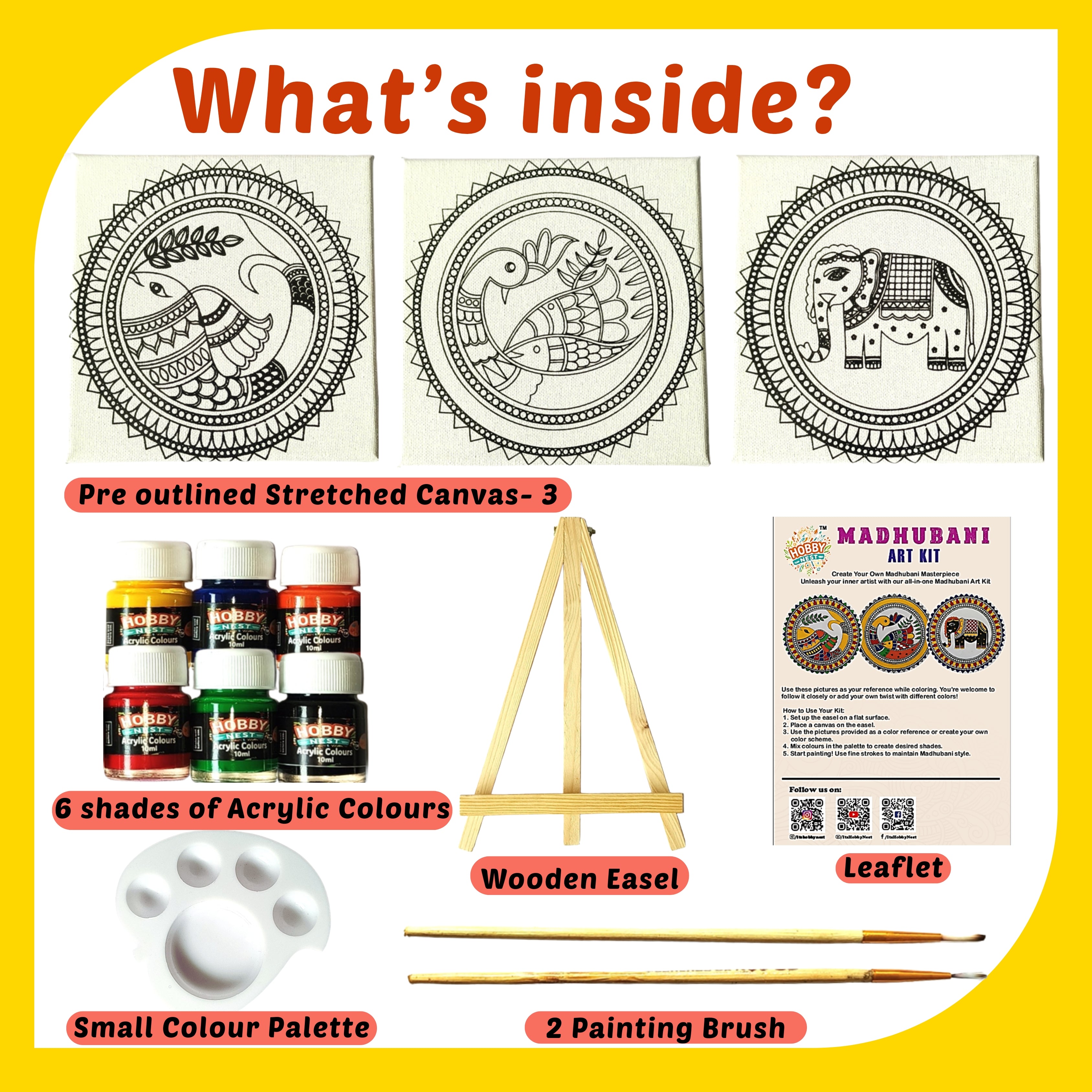 Madhubani Art Kit level 1
