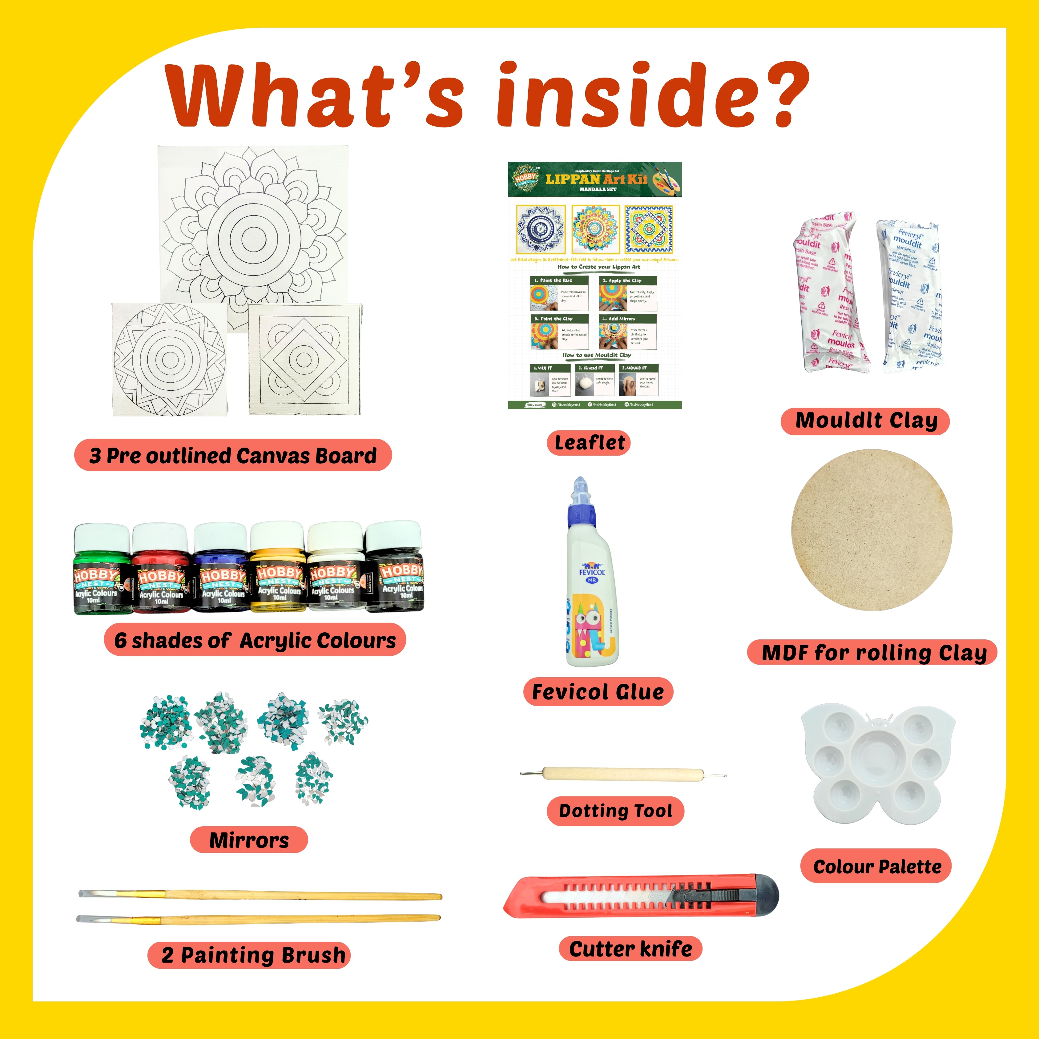 Lippan Art Kit - Mandala Set