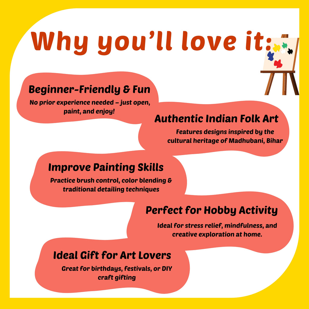 Madhubani Art Kit level 1
