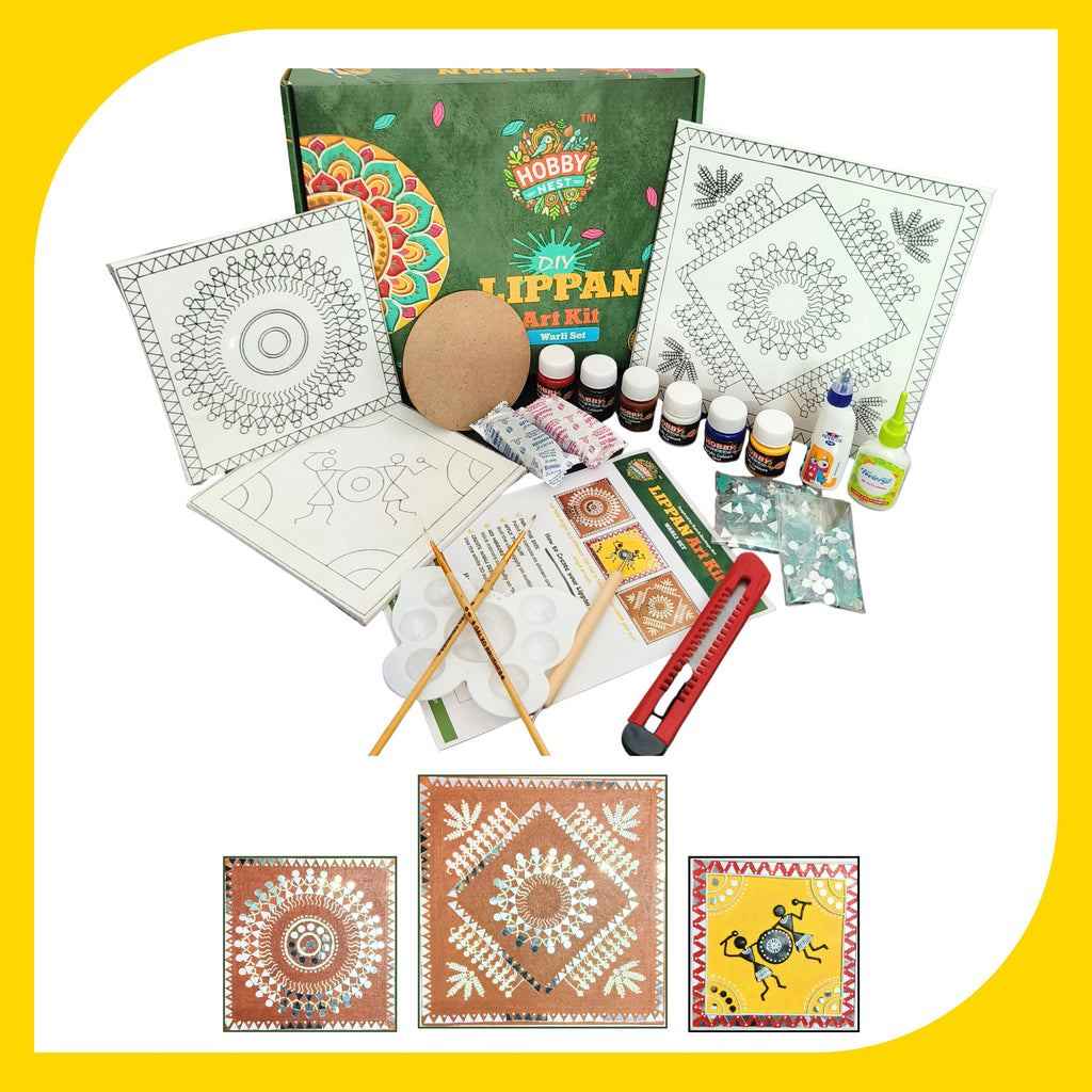 Lippan Art Kit - Warli Set