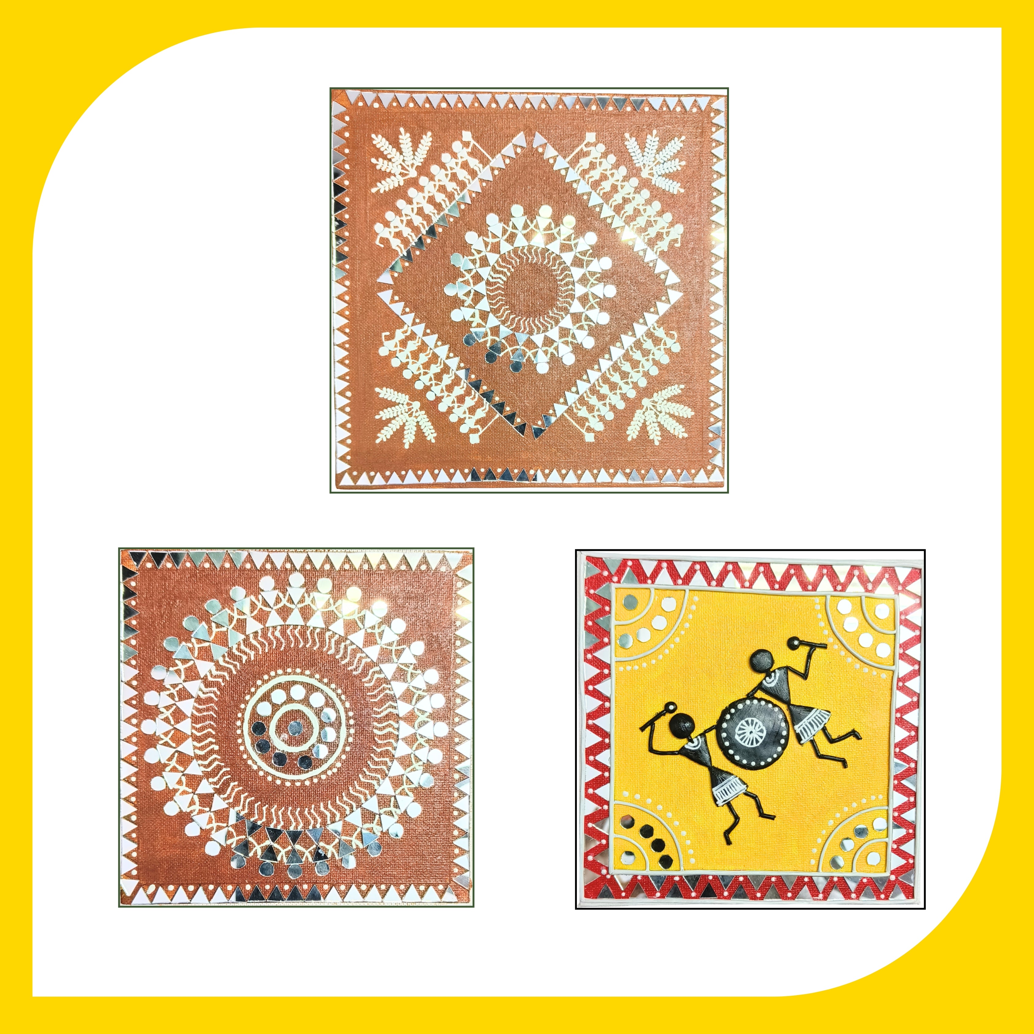 Lippan Art Kit - Warli Set