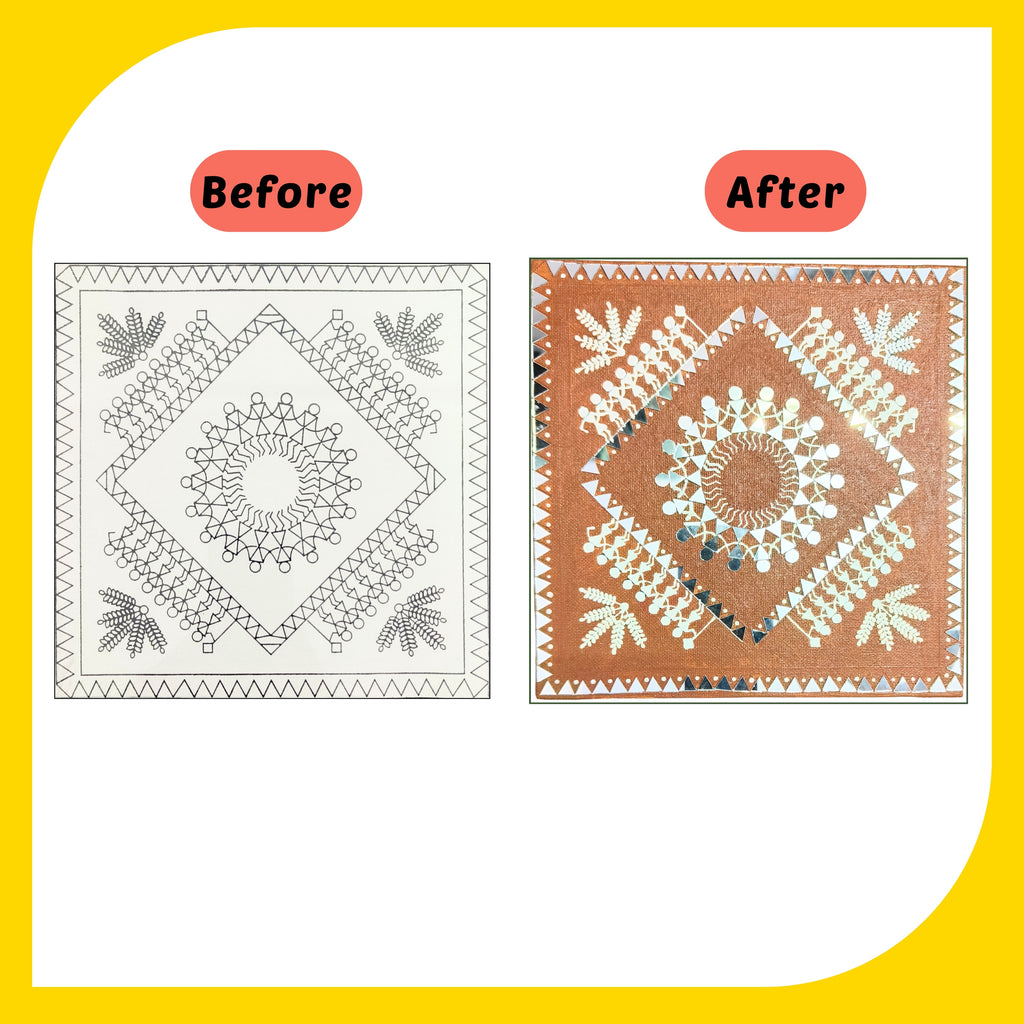 Lippan Art Kit - Warli Set