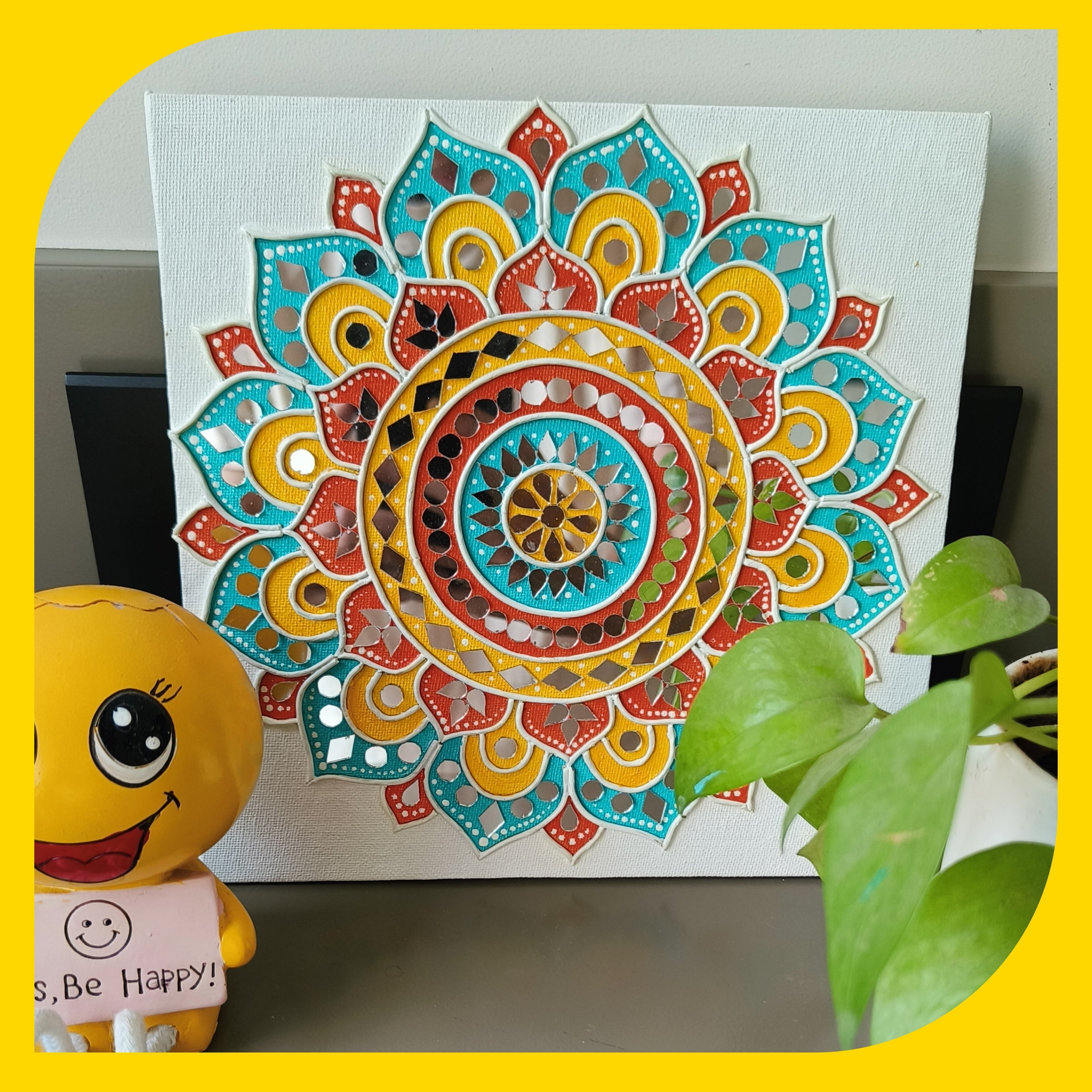 Mandala Canvas Design 10 (8"*8")