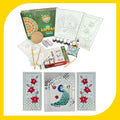 Lippan Art Kit - Peacock Bloom Trio Set