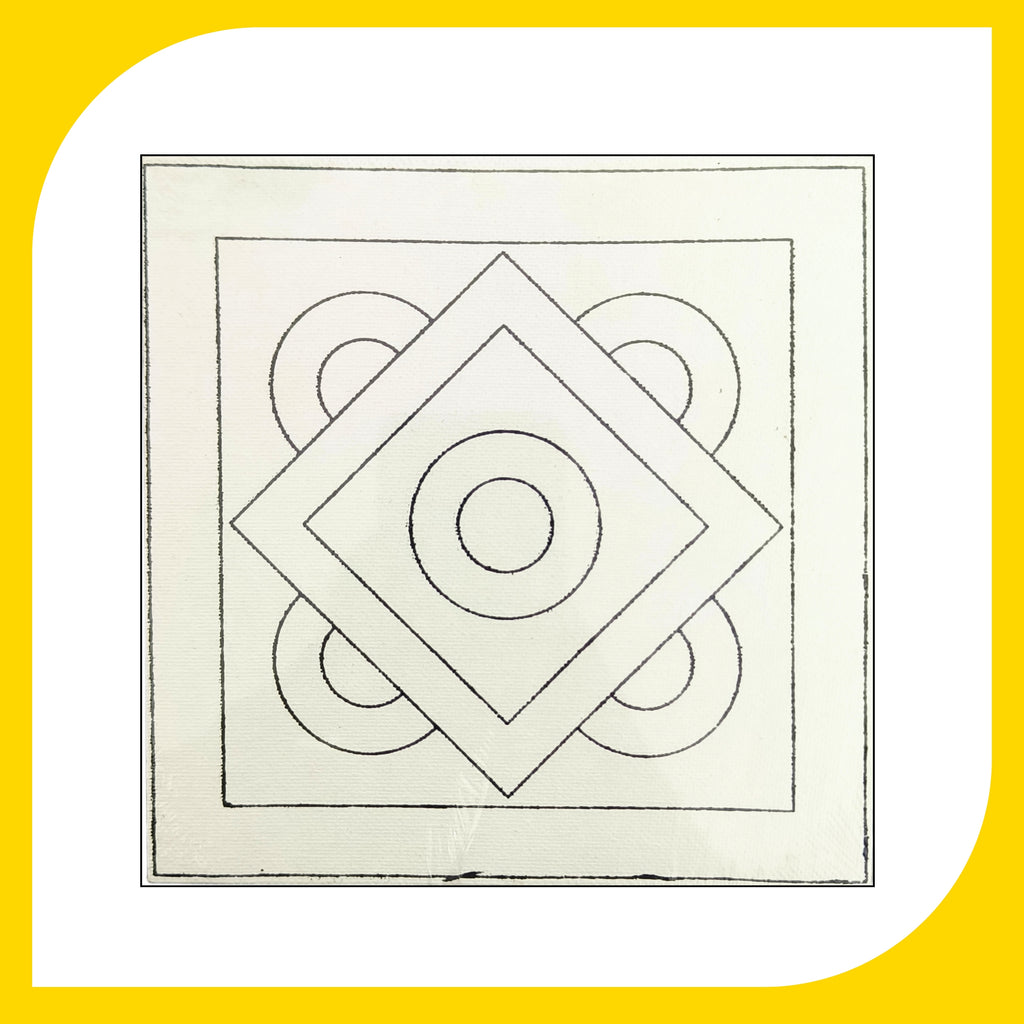 Mandala Canvas Design 9 (6"*6")
