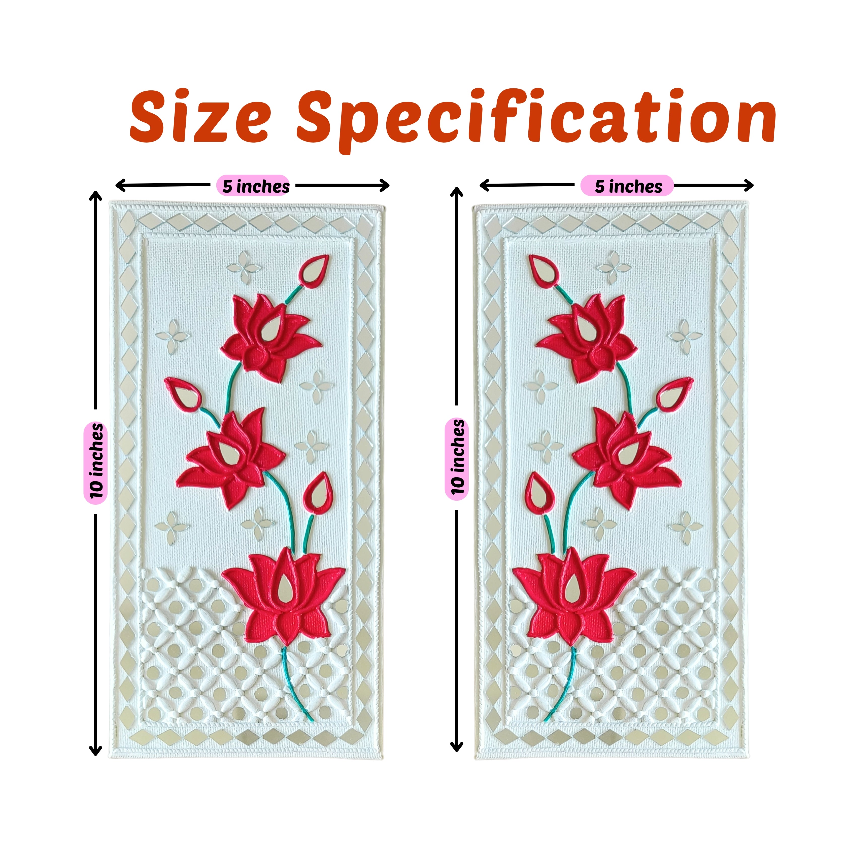 Lippan Art Kit - Peacock Bloom Trio Set