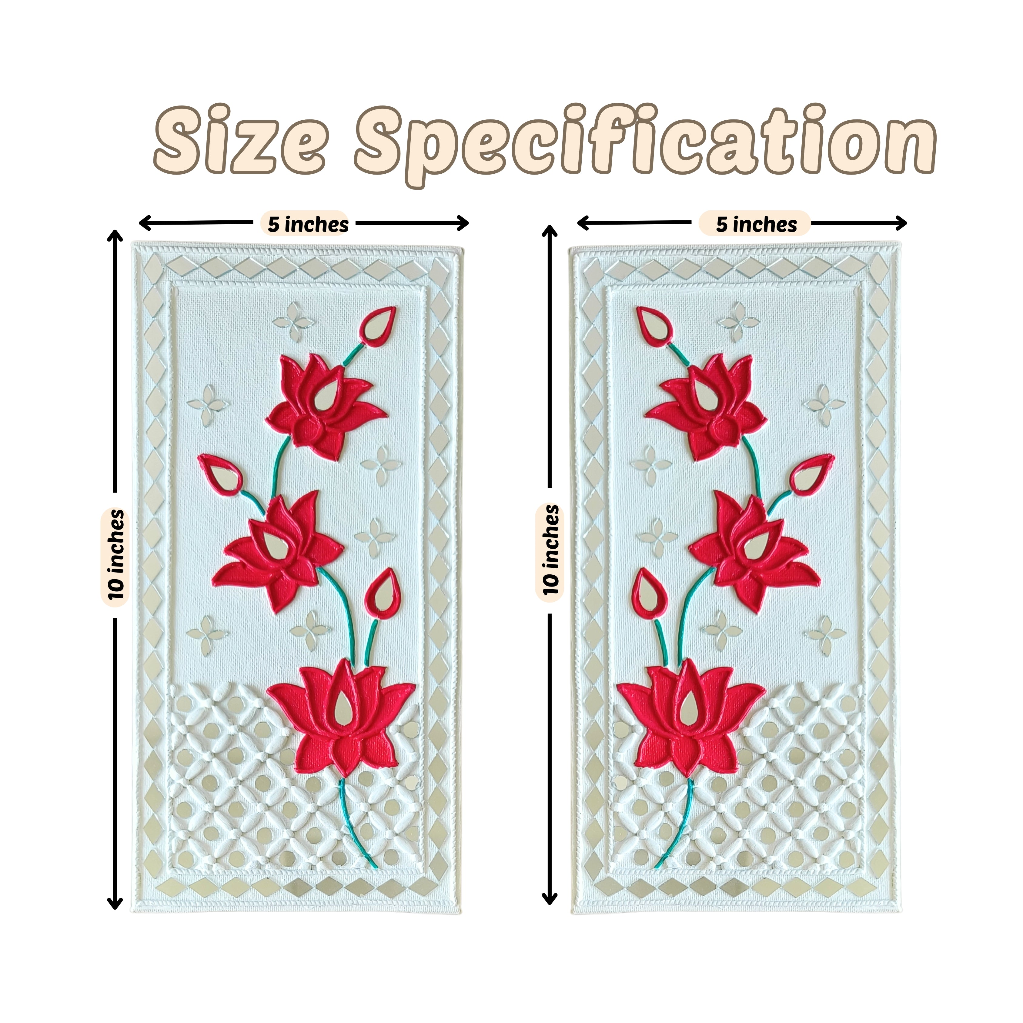 Lippan Art Kit - Peacock Bloom Trio Set
