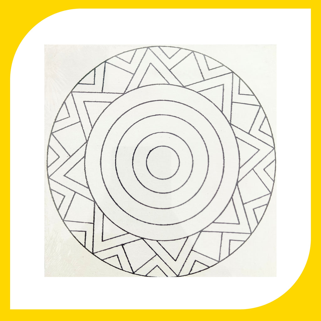 Mandala Canvas Design 8 (6"*6")