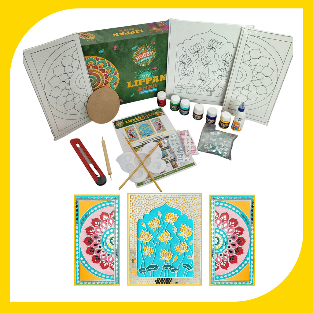 Lippan Art Kit - Lotus Mandala Set