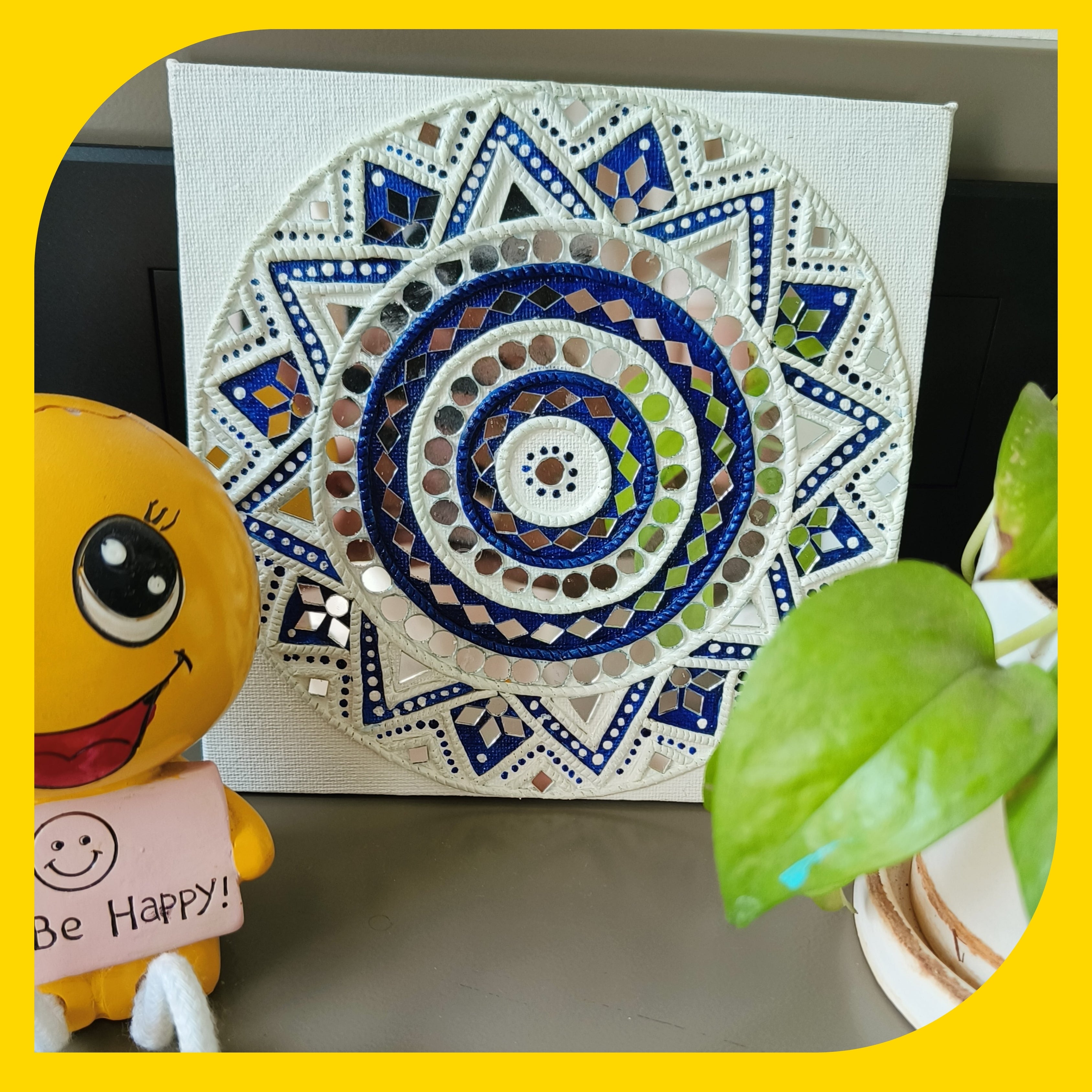 Mandala Canvas Design 8 (6"*6")