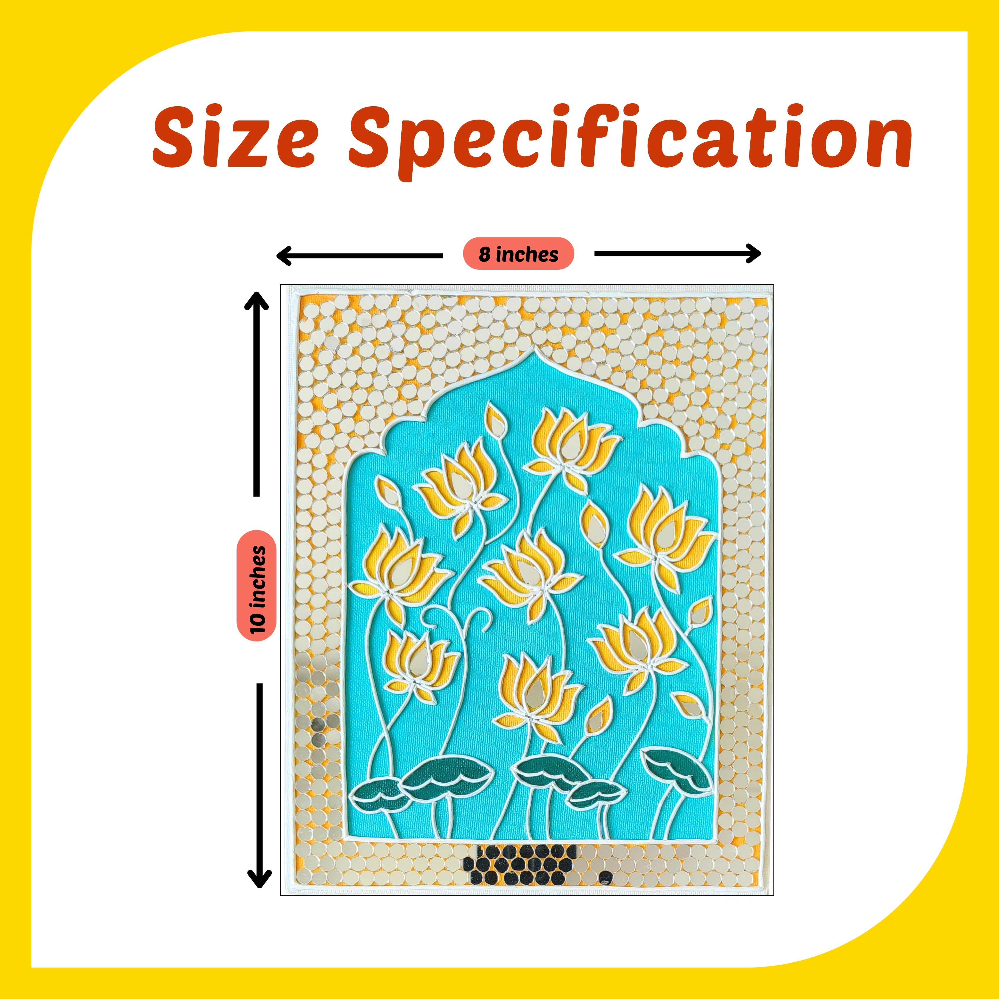 Lippan Art Kit - Lotus Mandala Set