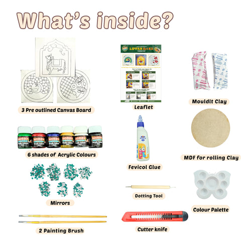Lippan Art Kit - Pichwai Set