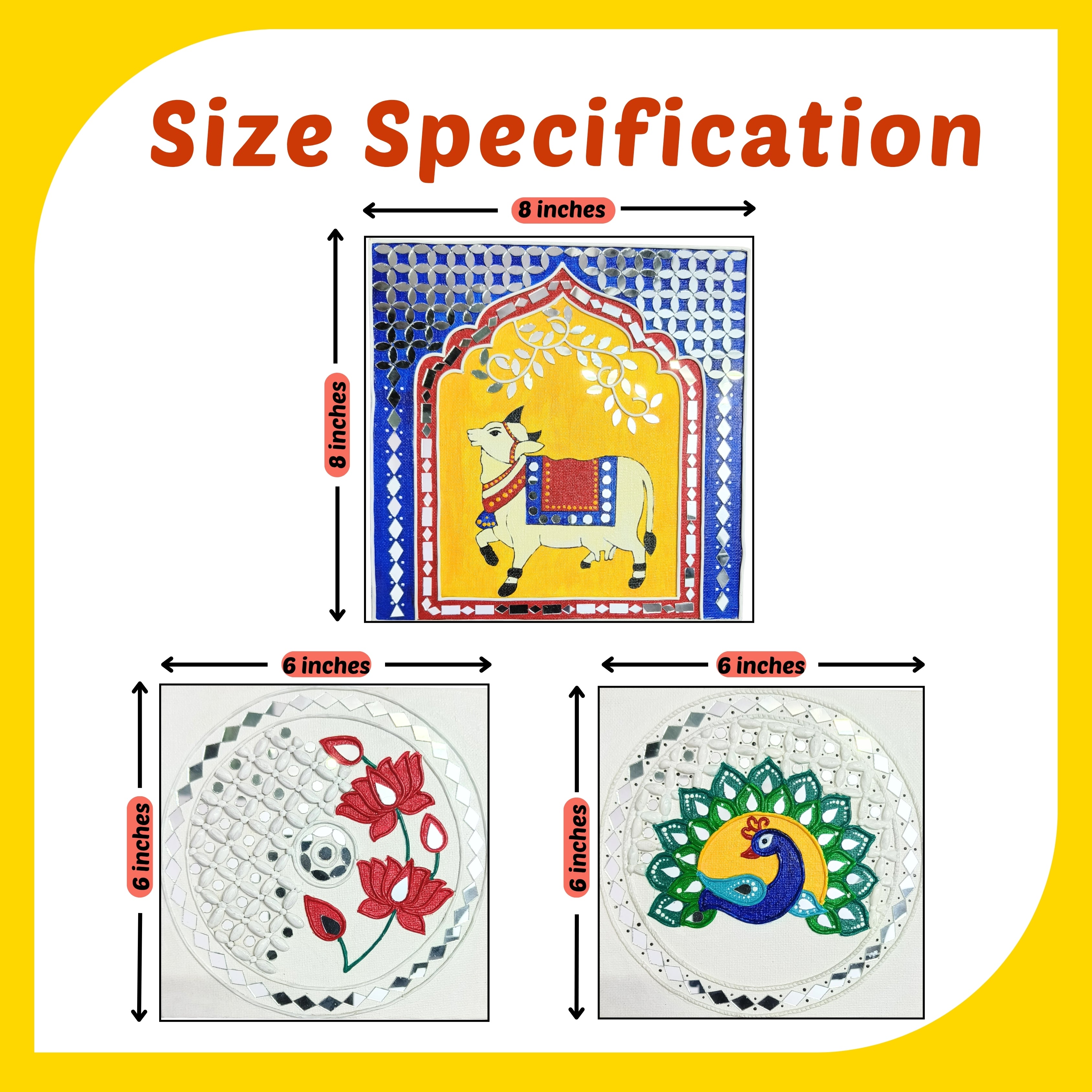 Lippan Art Kit - Pichwai Set