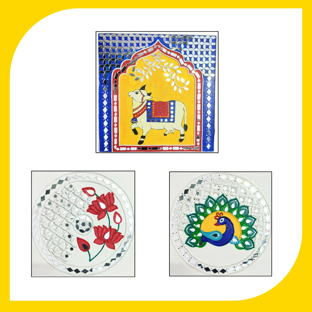 Lippan Art Kit - Pichwai Set