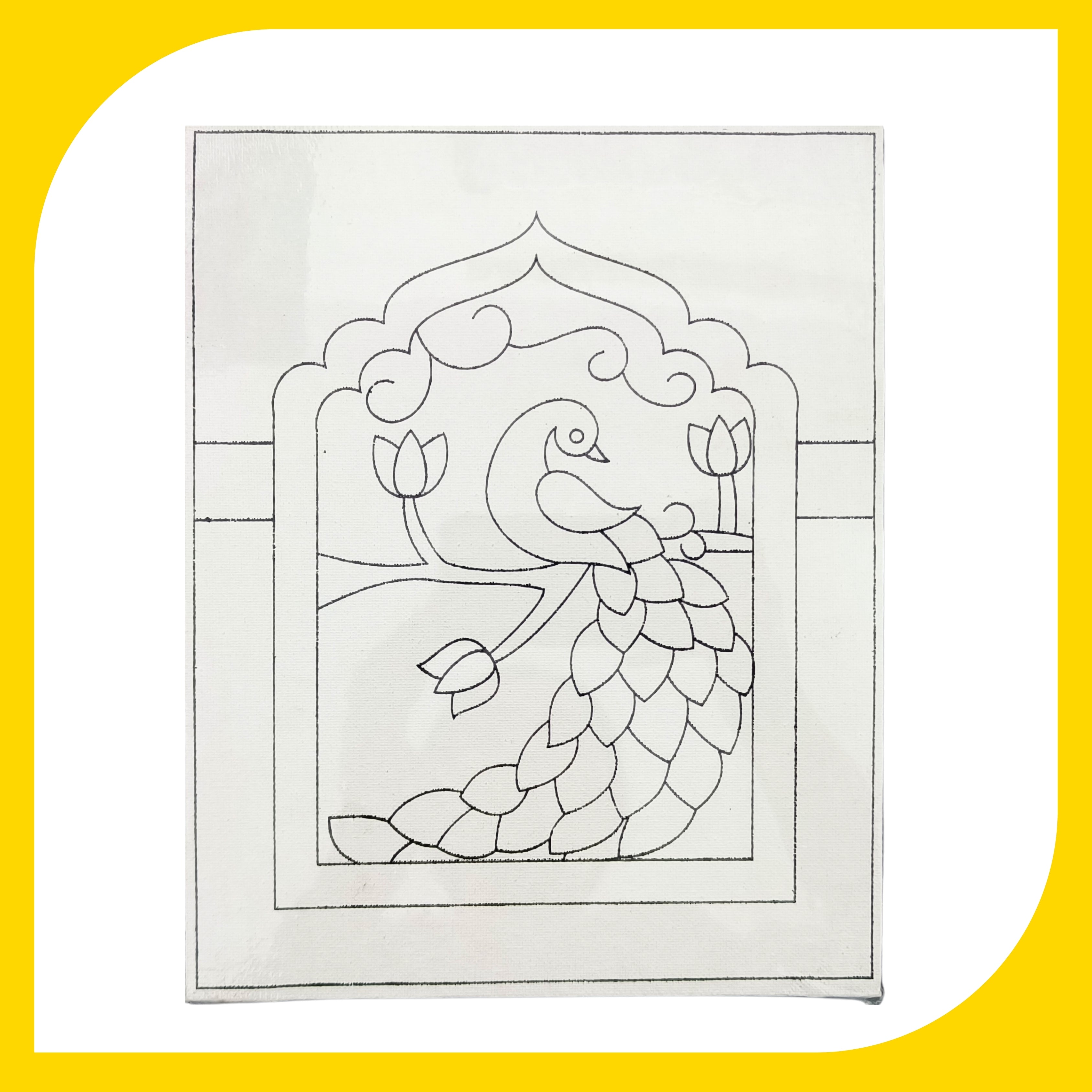 Pichwai Canvas Design 5 (8"*10")