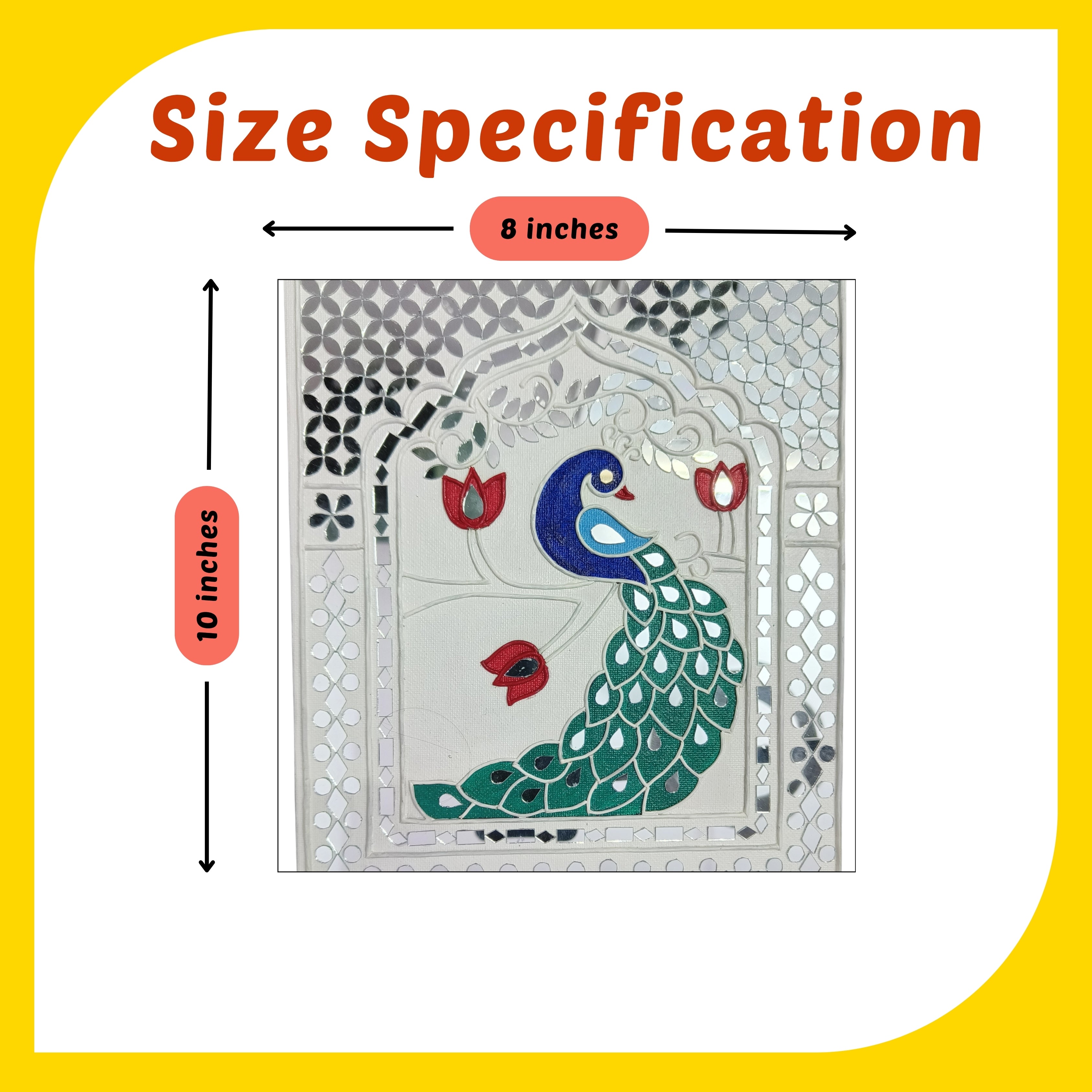 Pichwai Canvas Design 5 (8"*10")