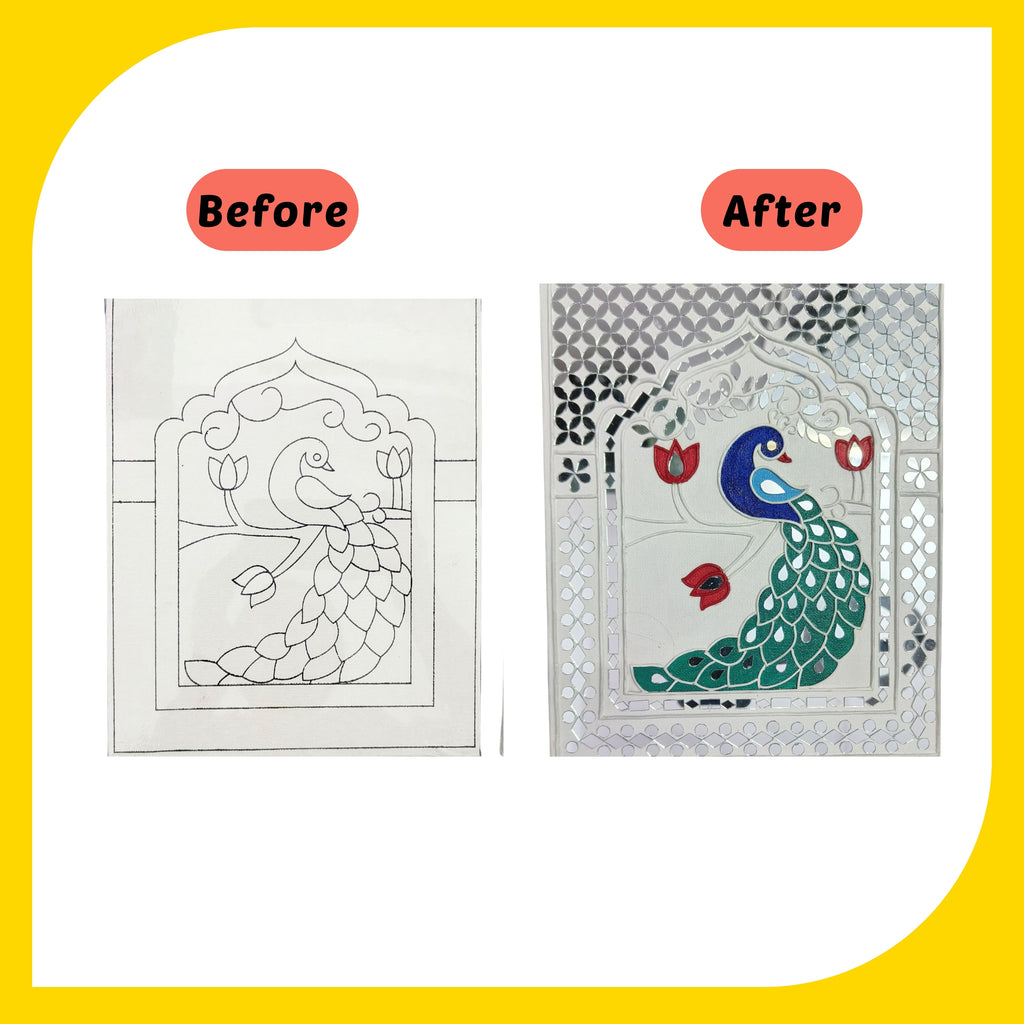 Pichwai Canvas Design 5 (8"*10")