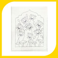 Pichwai Canvas Design 4 (8"*10")