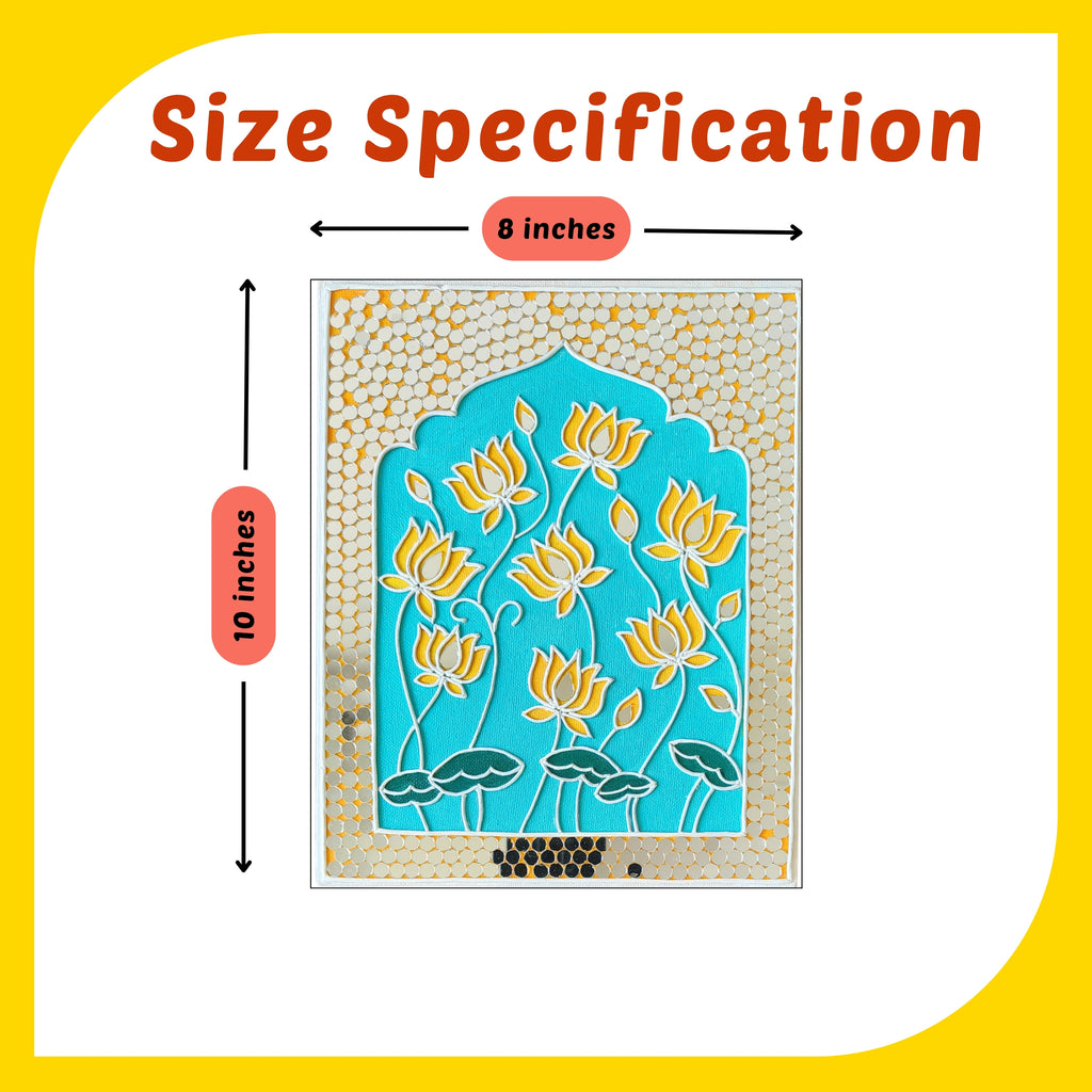 Pichwai Canvas Design 4 (8"*10")