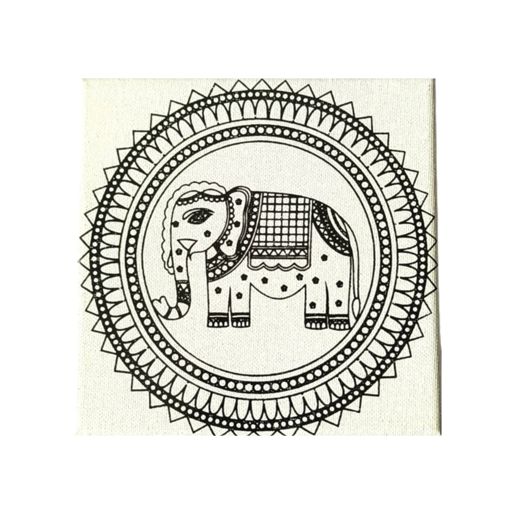 Madhubani Canvas Design 3 (6"*6")