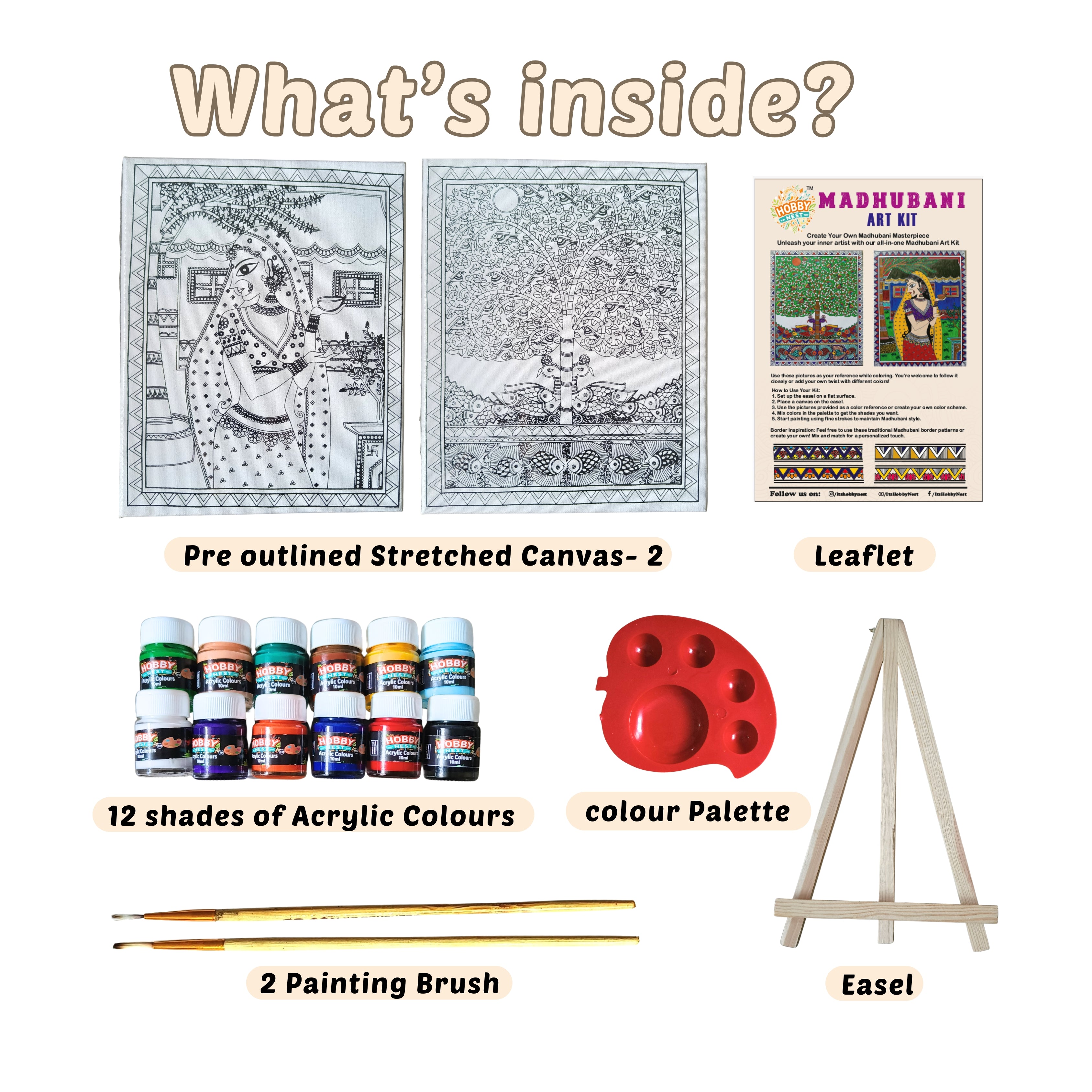 Madhubani Art Kit Level 3