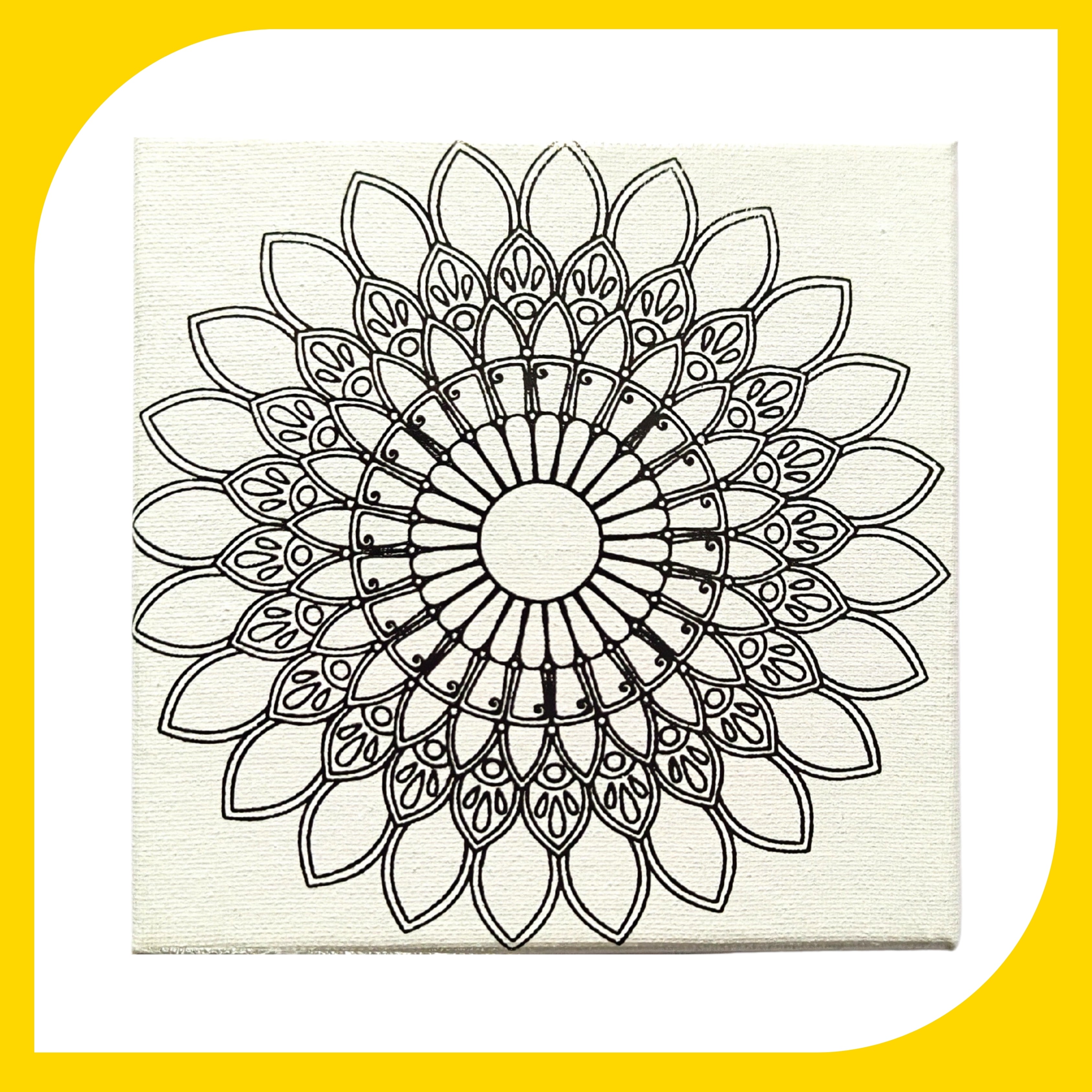 Mandala Canvas Design 2 (6"*6")