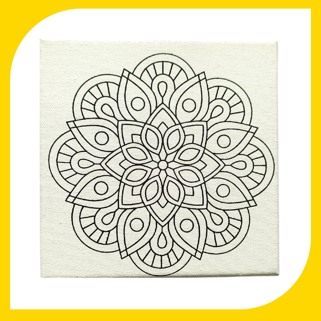 Mandala Canvas Design 3 (6"*6")