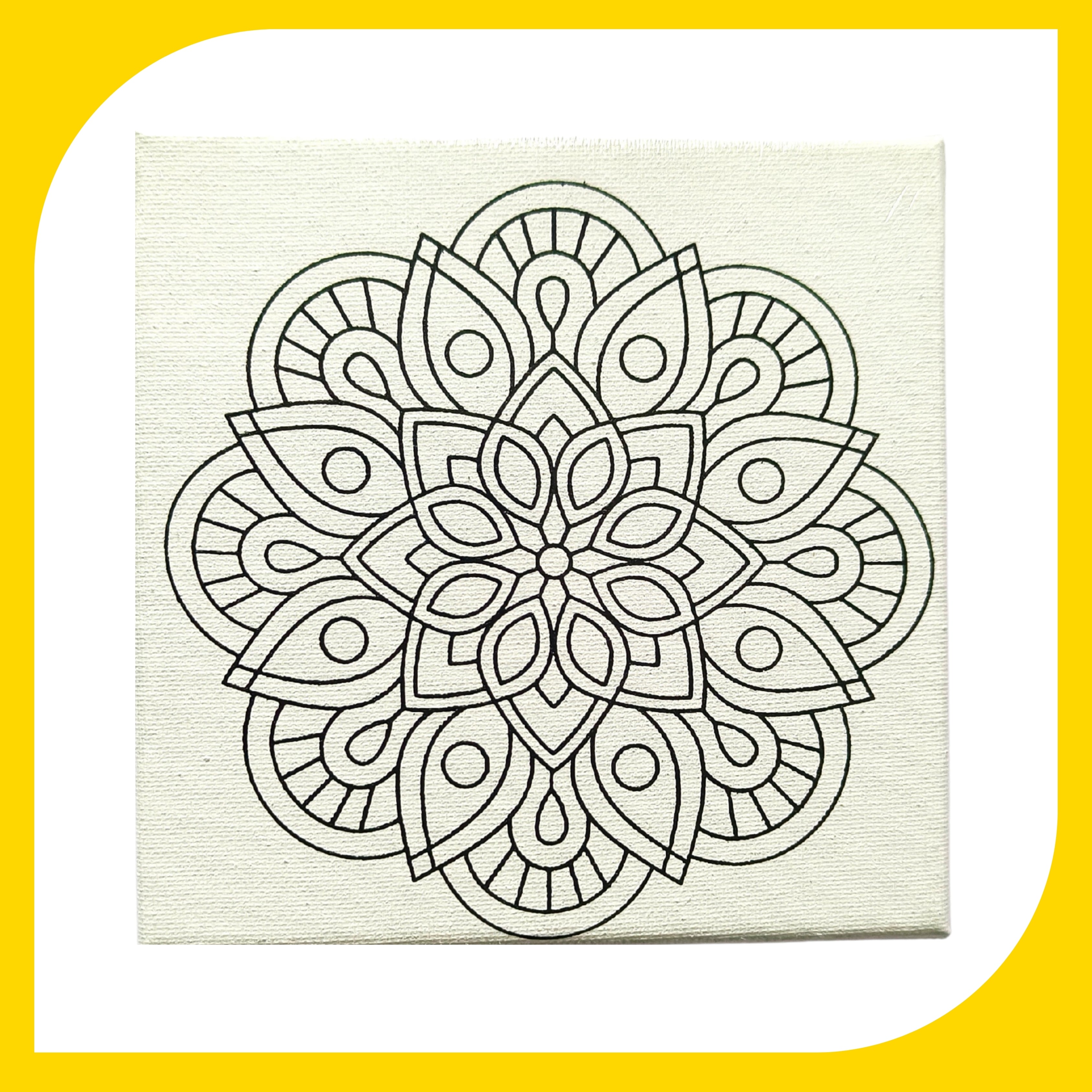Mandala Canvas Design 3 (6"*6")