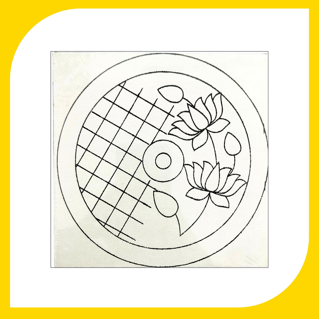 Pichwai Canvas Design 1 (6"*6")