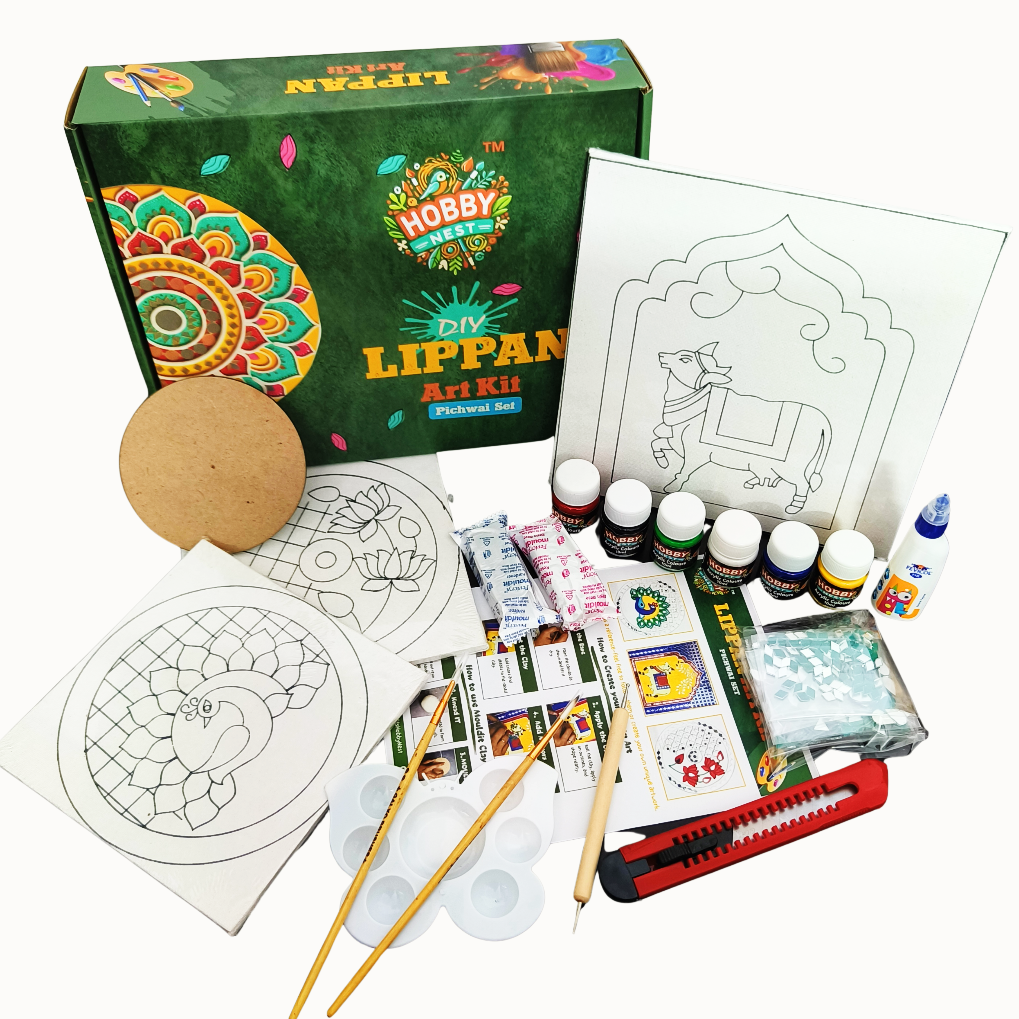Lippan Art Kit - Pichwai Set